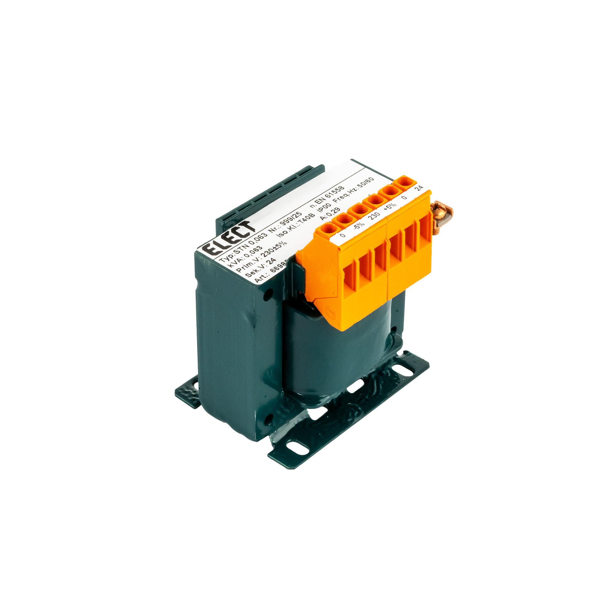 Trasformatore monofase 400V, 400VA, 24VAC - 16,66A