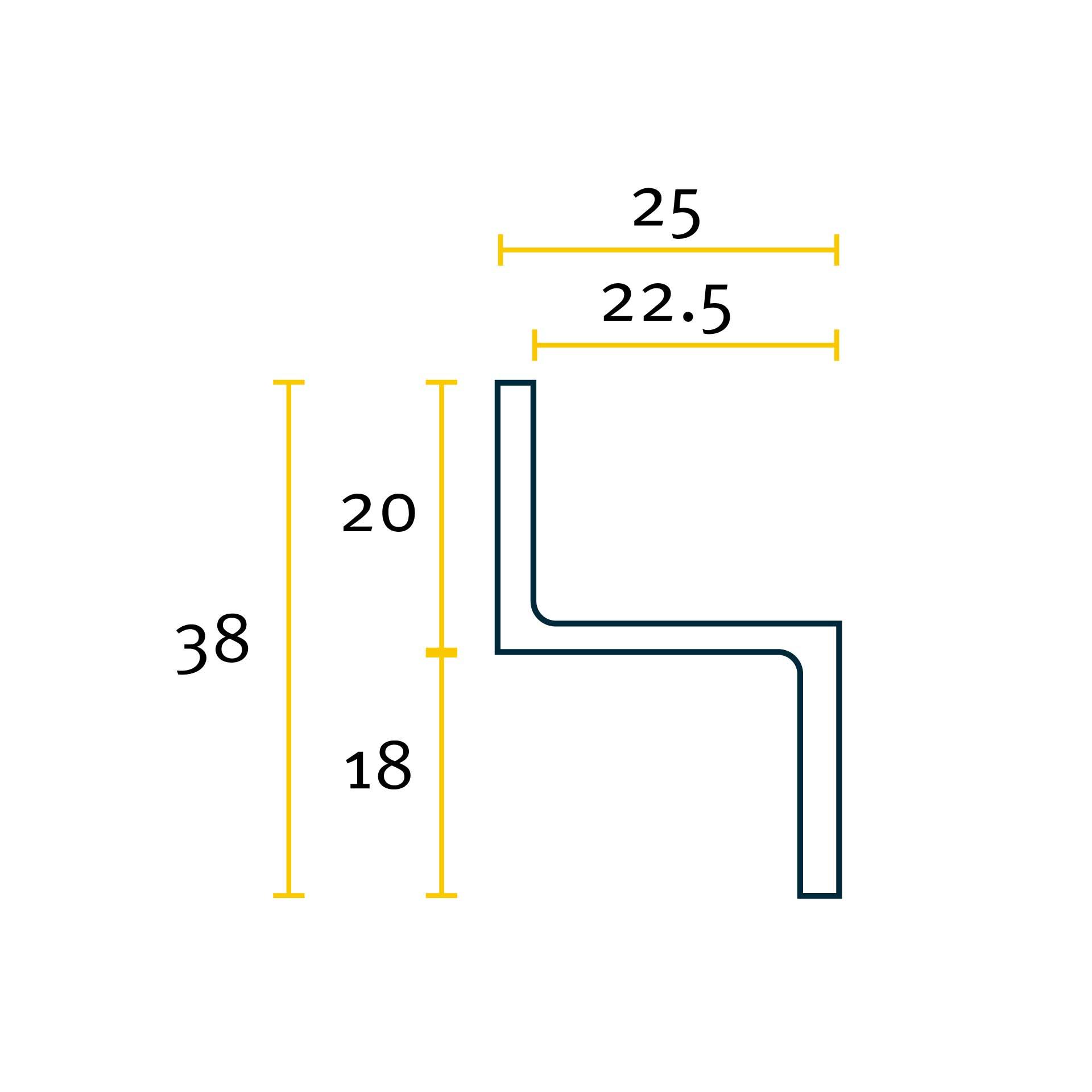 ZP 38.0, rail Z passe-cables ZP 38.0, rail Z passe-cables