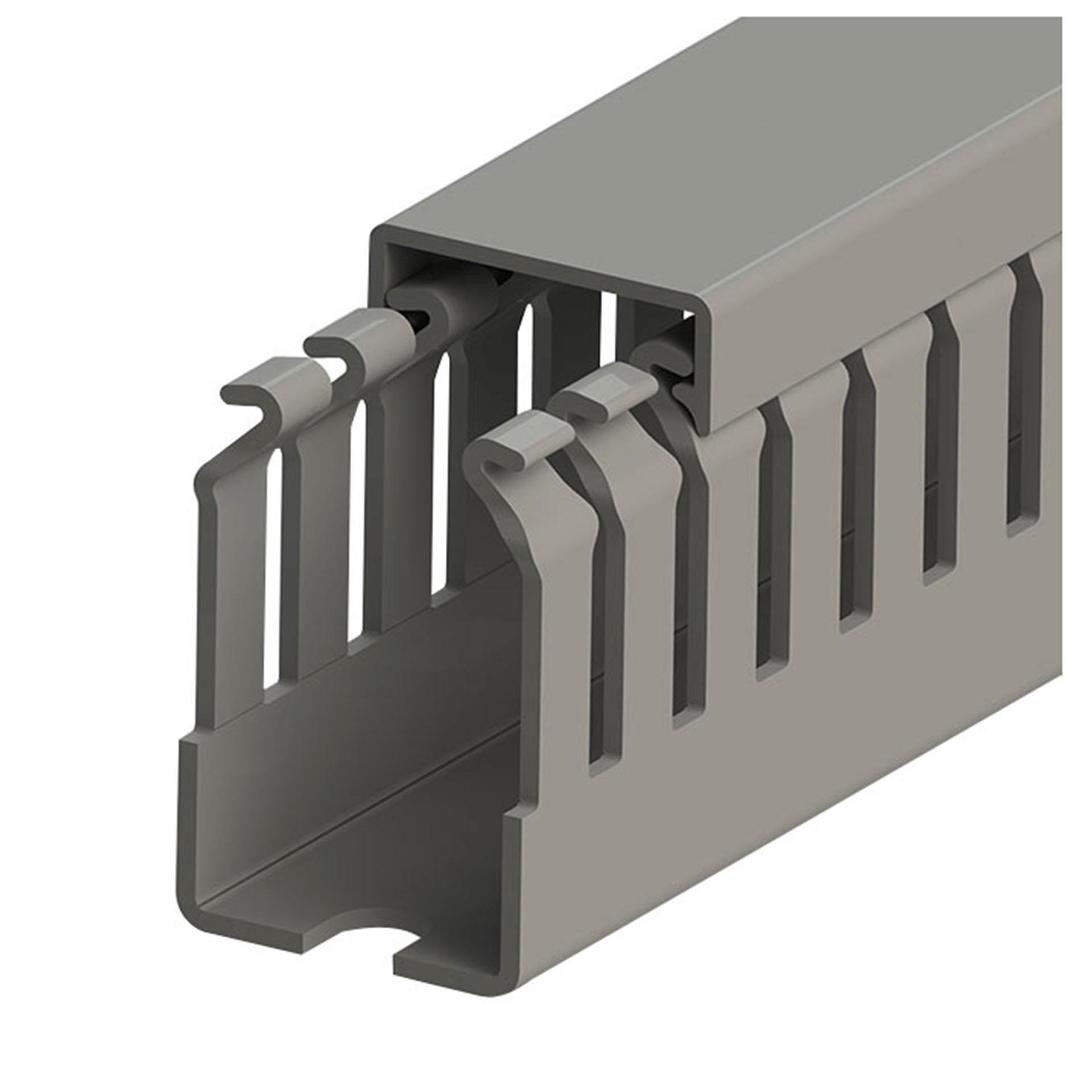 Canalina passacavi in PVC grigio (VK-GN) / 25x40 mm (BxH) Canalina passacavi in PVC grigio (VK-GN) / 25x40 mm (BxH)