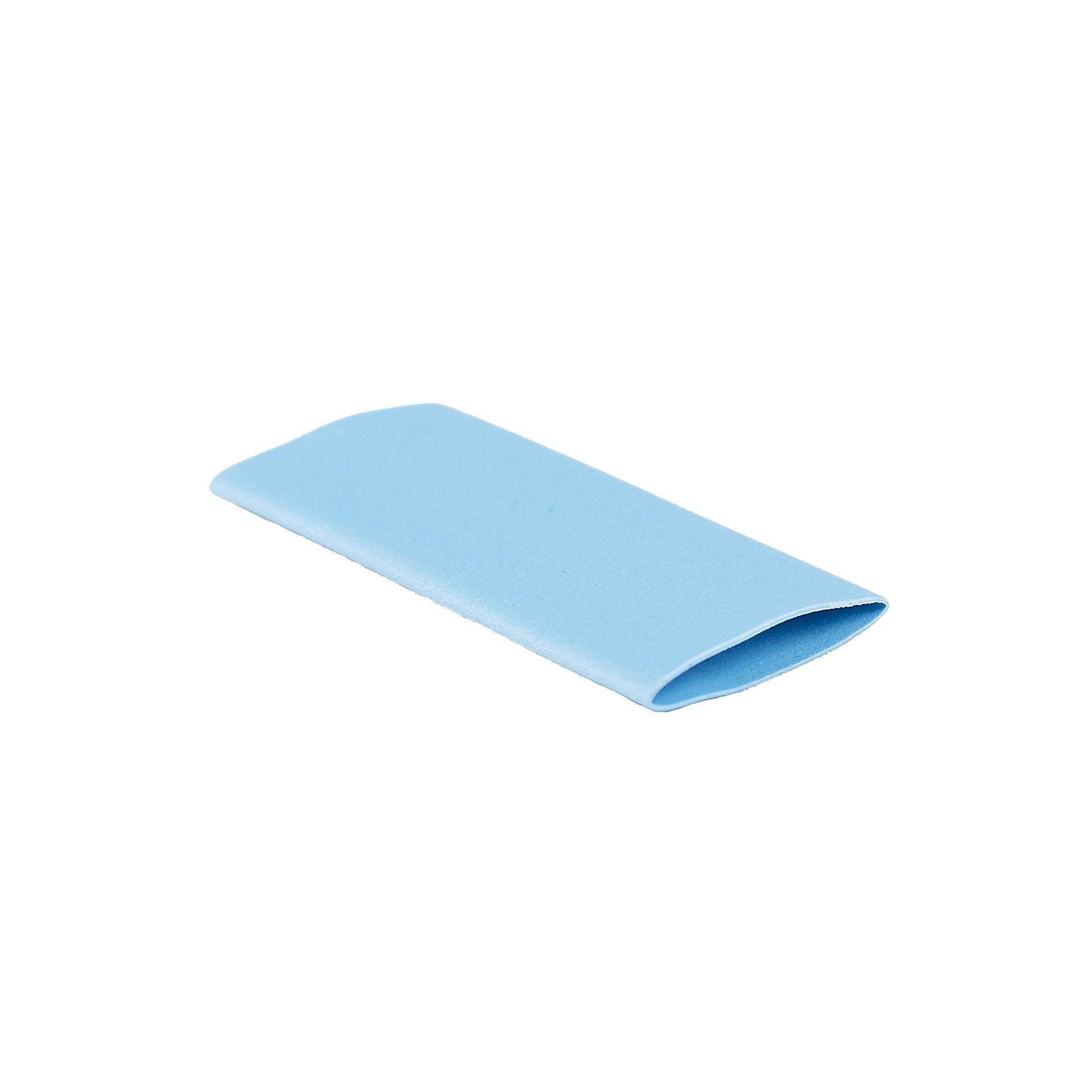 Zuschnitt Schrumpfschlauch 72mm, 24.0 - 8.0mm, blau, VPE 400 Stück