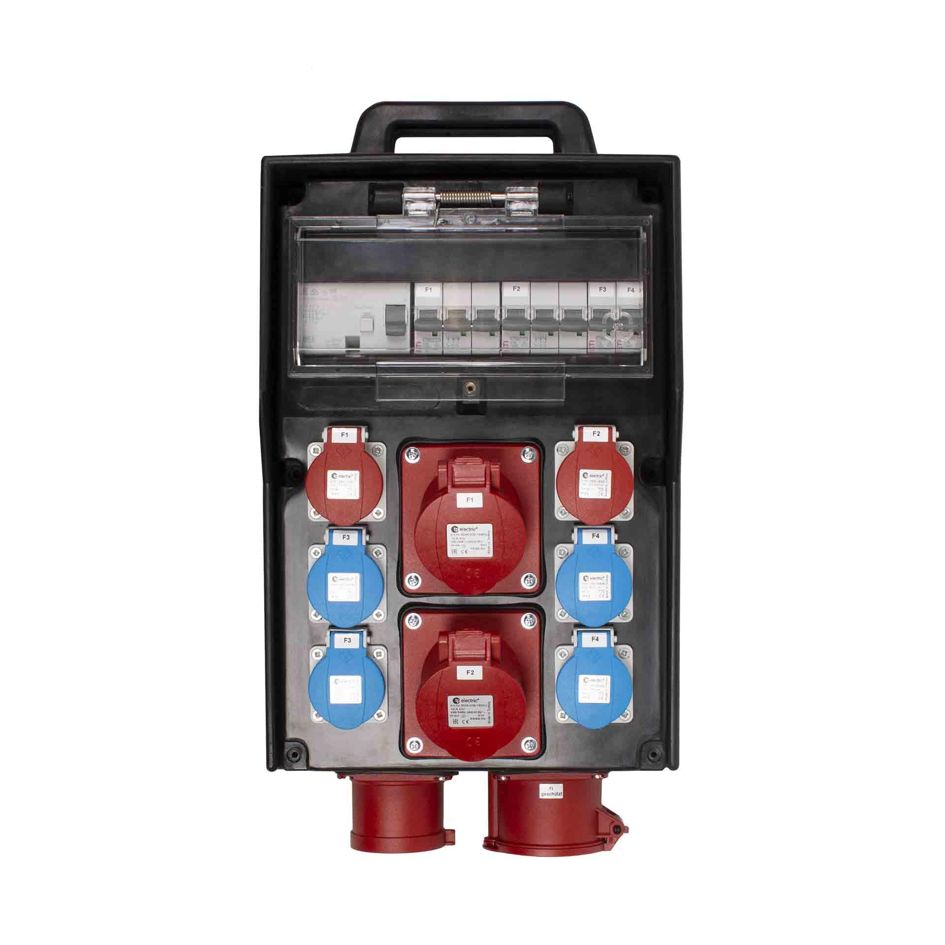 Hartgummi Baustromverteiler 261S-10 32A