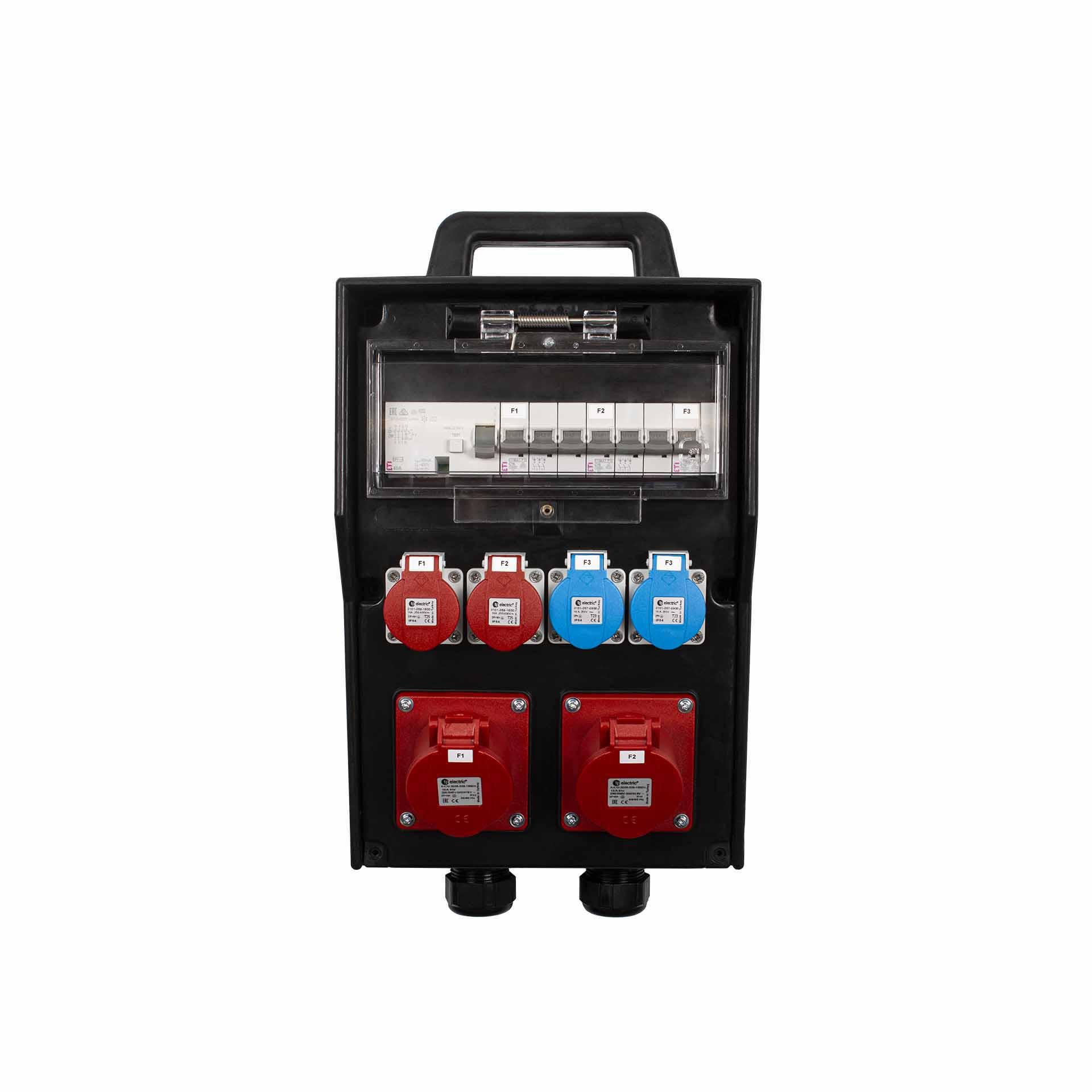 Distributeur de courant en caoutchouc dur 261S-06 40A