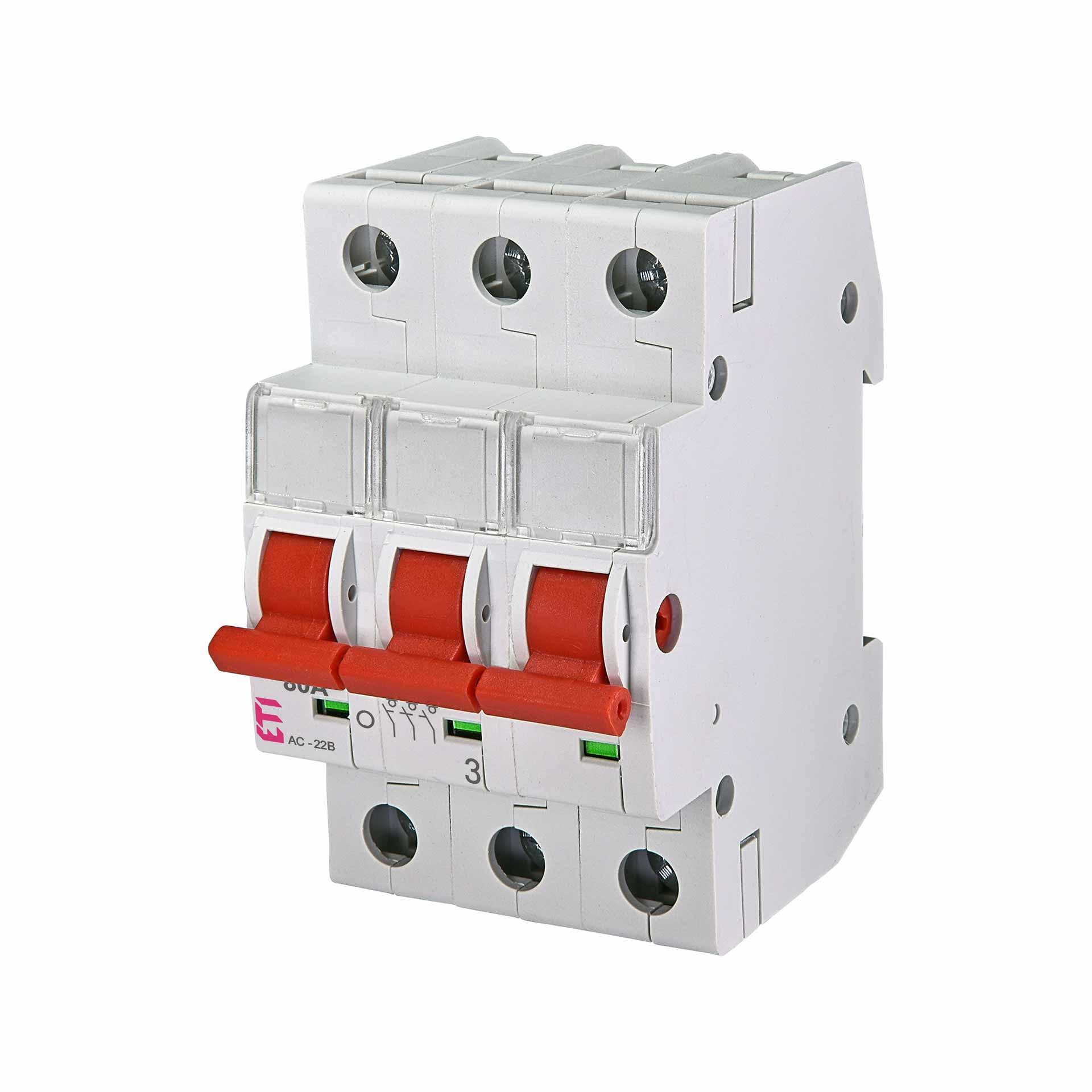 REG interruttore di manovra-sezionatore tripolare, 80A, tipo SV 380 REG interruttore di manovra-sezionatore tripolare, 80A, tipo SV 380