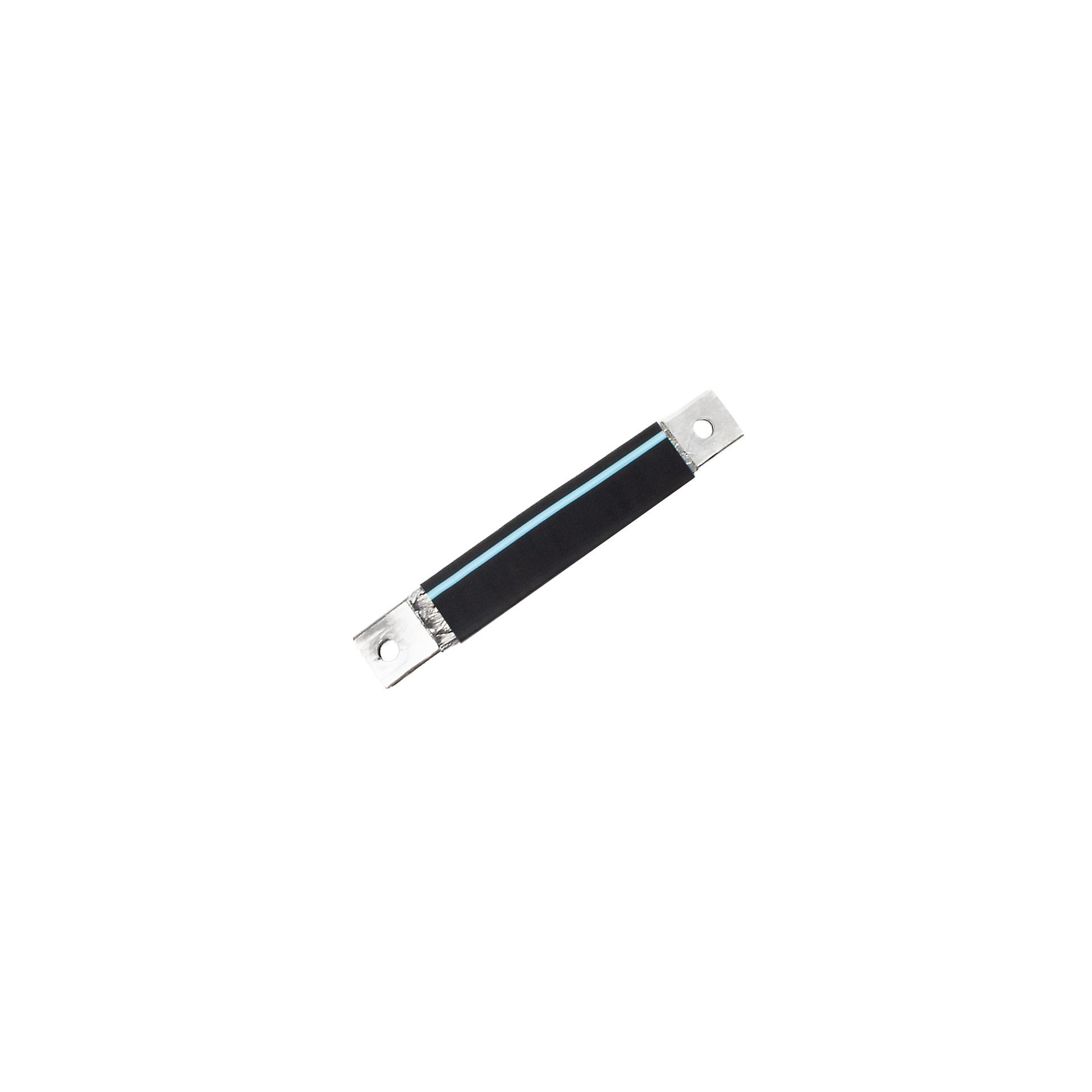 Insulated connection lug made of tinned copper braid "L:330mm" 240mm², 630A, M10 & M12, halogen-free