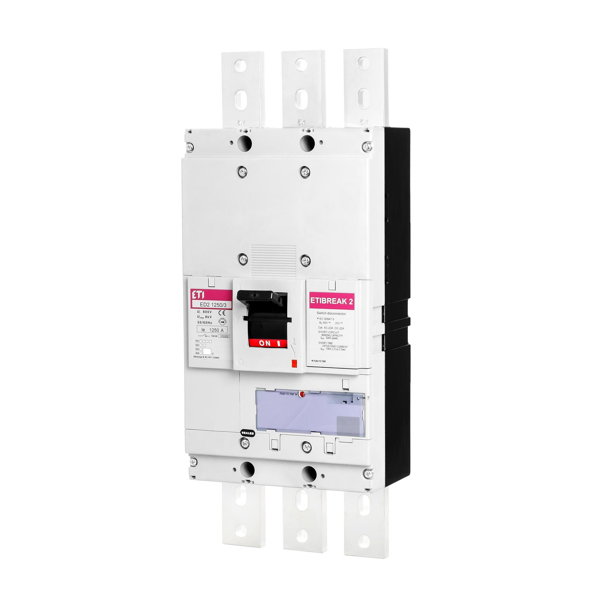 Switch-disconnector ED2 1250/3, 1250A, Icm 32kA Switch-disconnector ED2 1250/3, 1250A, Icm 32kA