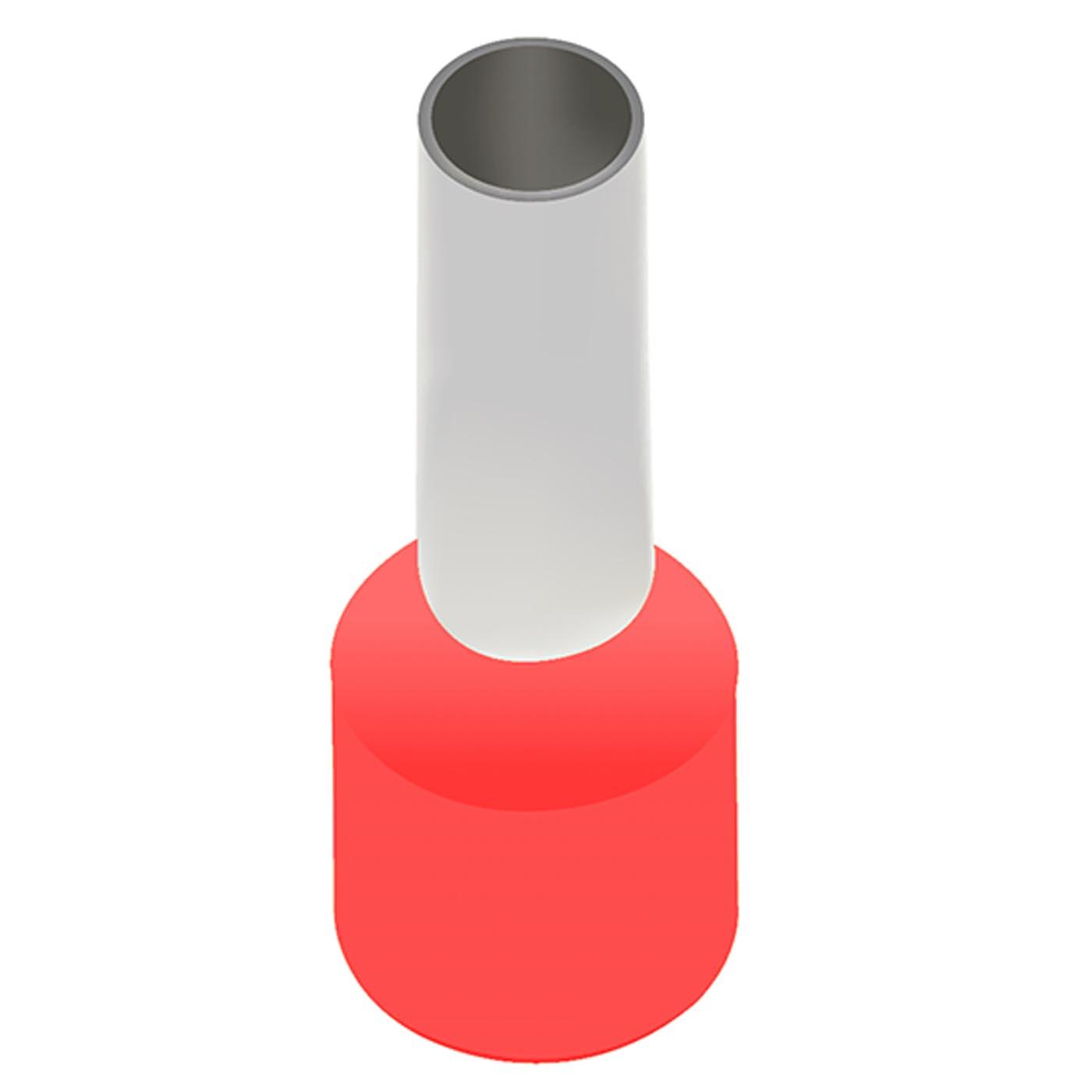 Capicorda isolati (WE) rosso / 1,5 mm² / 6 mm, VPE 500 Stk.