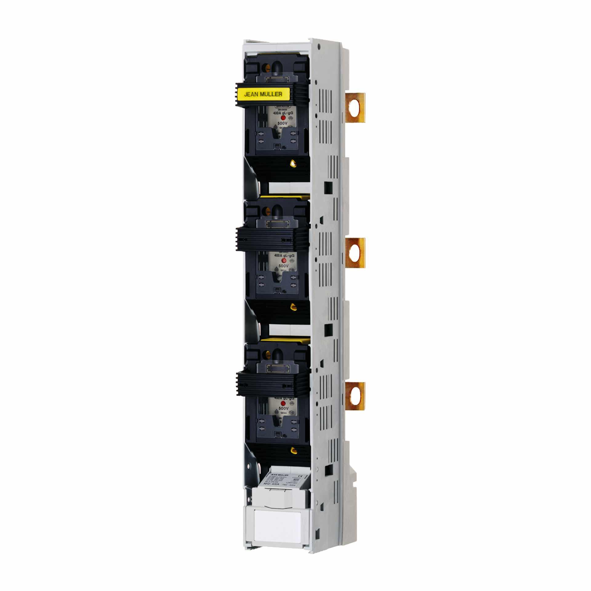 Réglette de coupe-circuits sectionnables à coupure en charge HPC aliment. droit SL3-3x/SR Réglette de coupe-circuits sectionnables à coupure en charge HPC aliment. droit SL3-3x/SR