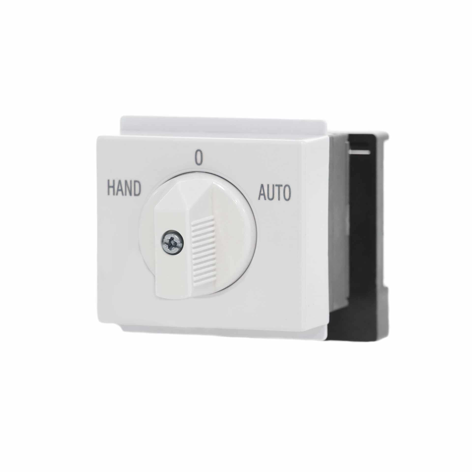 Interruttore di comando / commutatore, HAND-0-AUTO 1P 16A, per montaggio su guida DIN