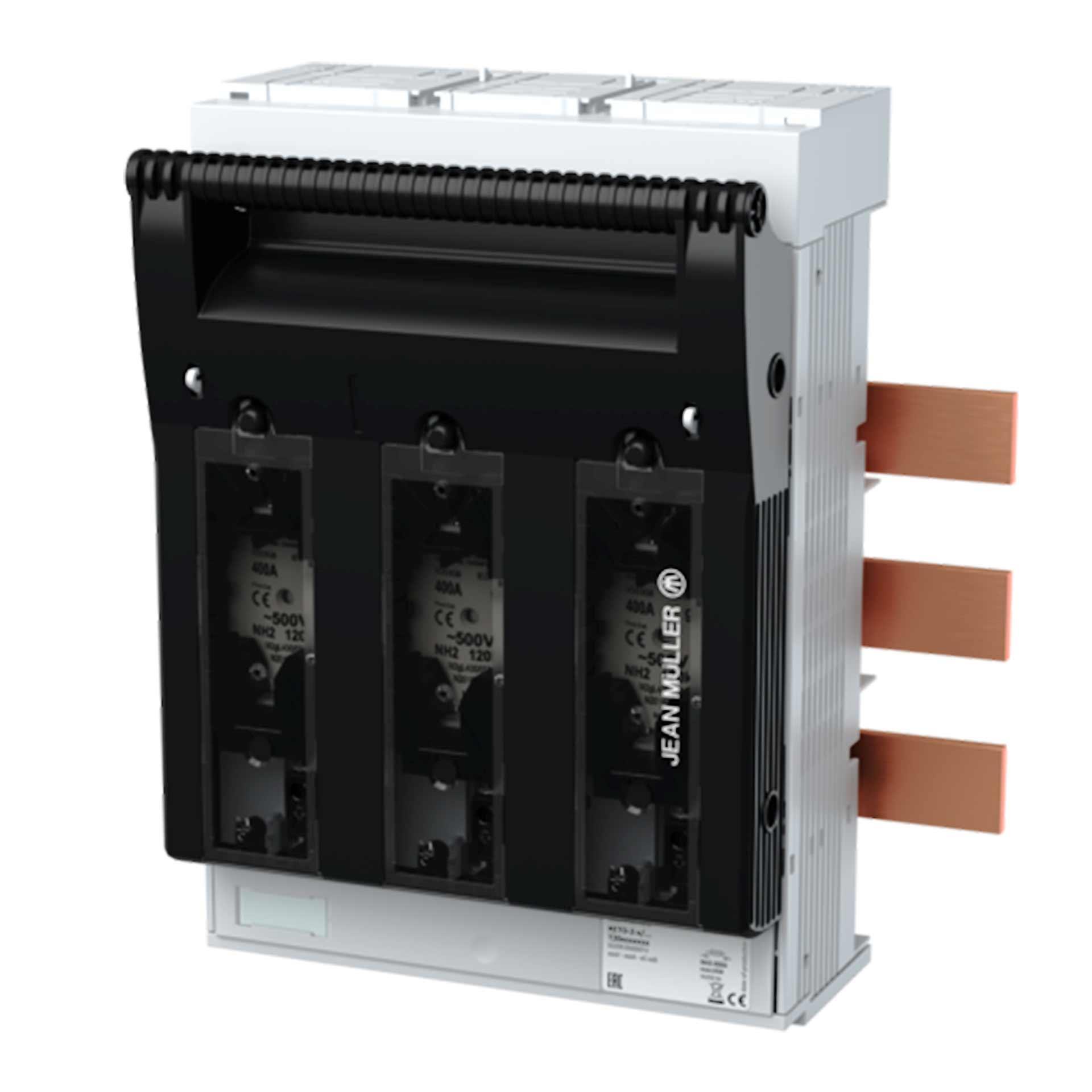 NH fuse switch-disconnector size 2, 3P, max. 400A, KETO-2-3/60/AOU/F M10 (busbar system) NH fuse switch-disconnector size 2, 3P, max. 400A, KETO-2-3/60/AOU/F M10 (busbar system)