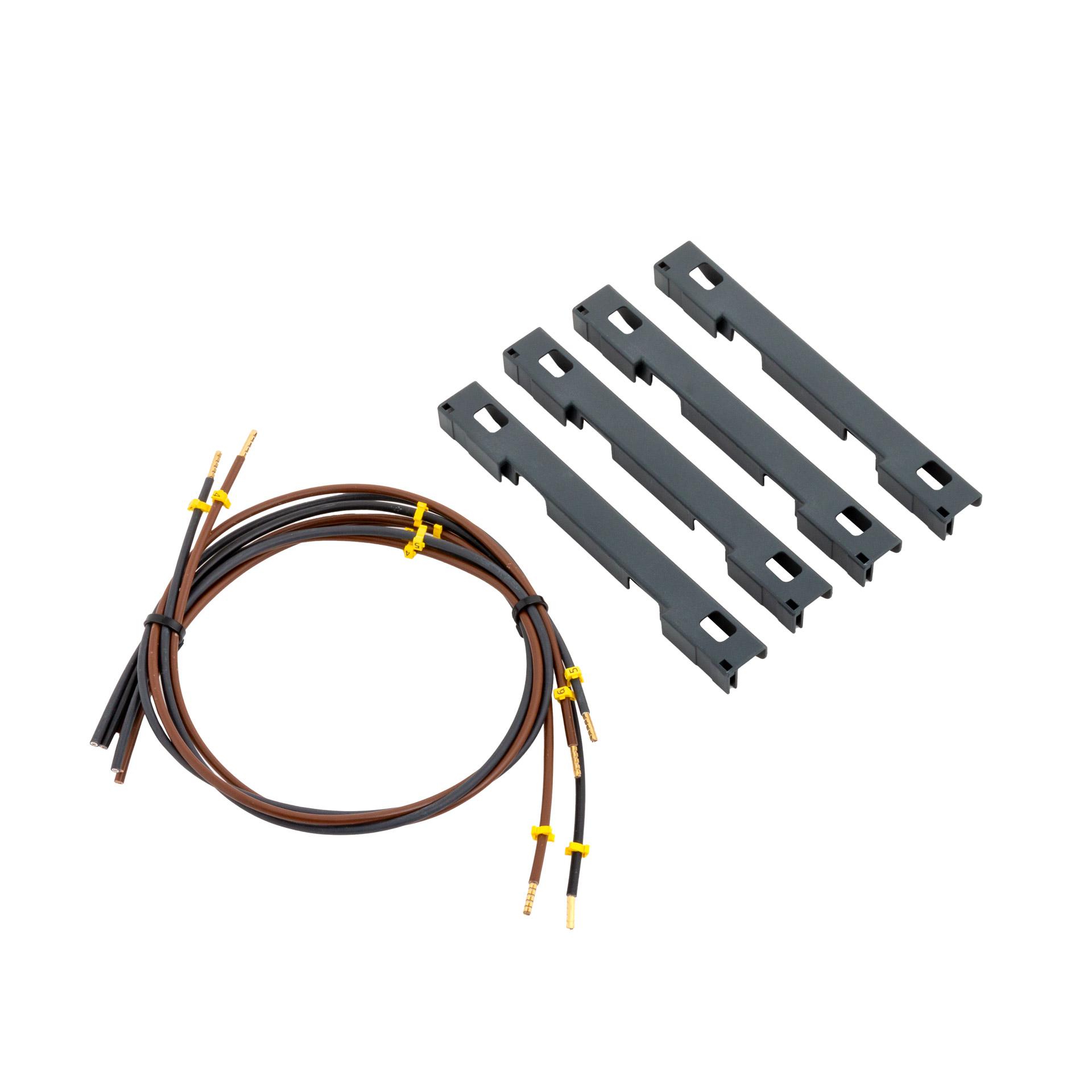 Set de câblage pour transformateurs d'intensité, fils noirs n°1-6, résistance 3kV, pour Gr.1-3 Set de câblage pour transformateurs d'intensité, fils noirs n°1-6, résistance 3kV, pour Gr.1-3