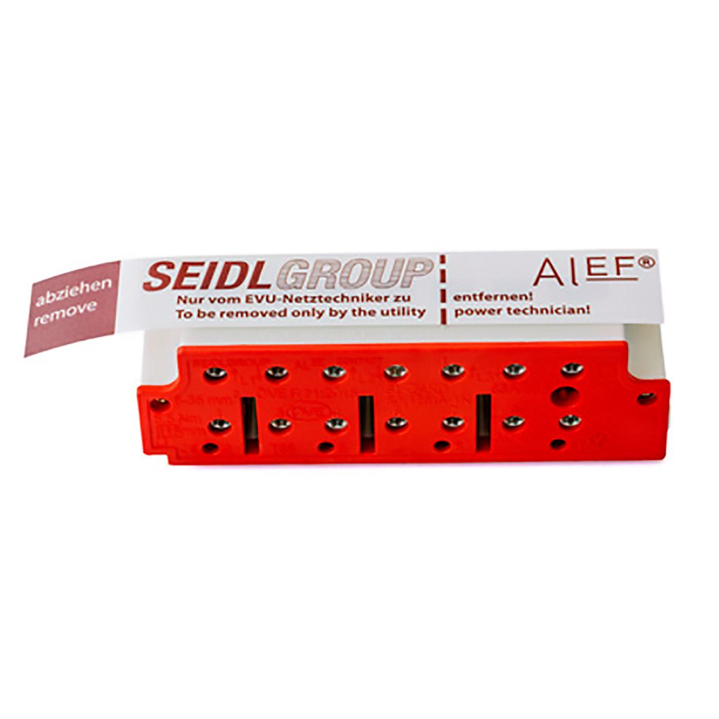 Terminale di collegamento Seidl, SL-ZAKD 80 (128A) 1N, con connessione TRE e adesivo protettivo contro lo sporco Terminale di collegamento Seidl, SL-ZAKD 80 (128A) 1N, con connessione TRE e adesivo protettivo contro lo sporco