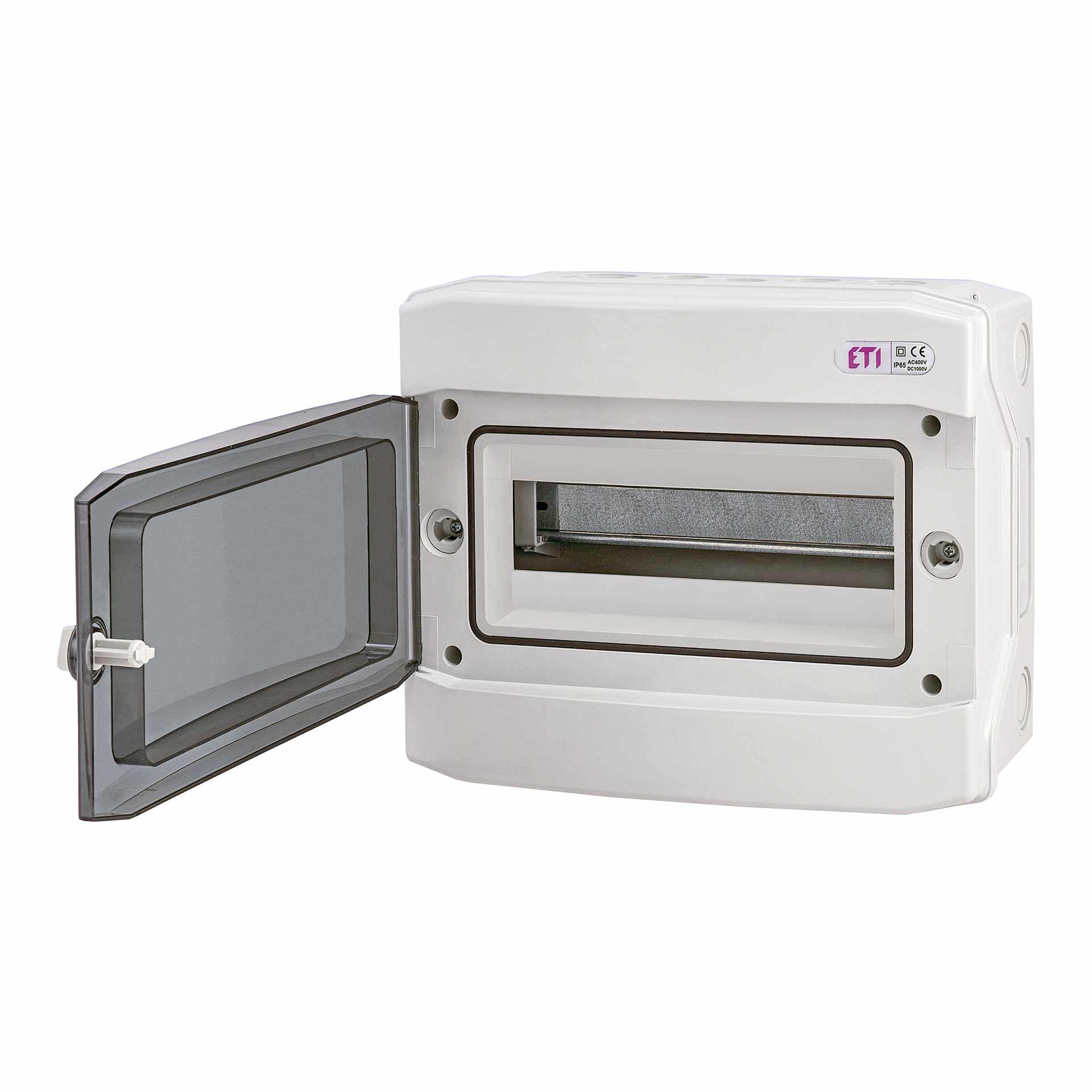Distributore esterno "ECH" con porta trasparente, IP65, modulo 1x12 (12M)
