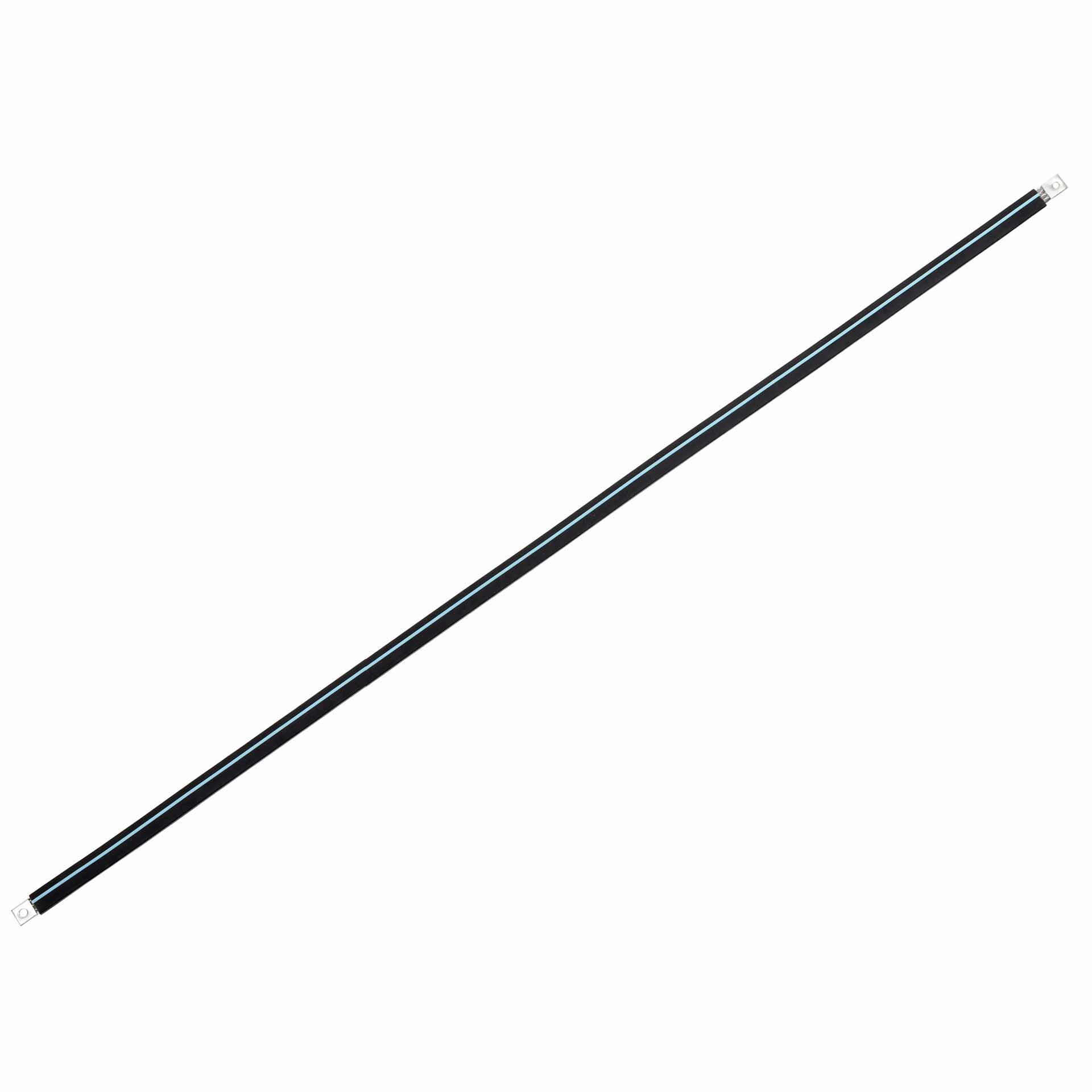 Isolierte Anschlusslasche aus Kupfergeflecht verzinnt "L:1330mm" 50mm², 250A, M8 & M10, Halogenfrei