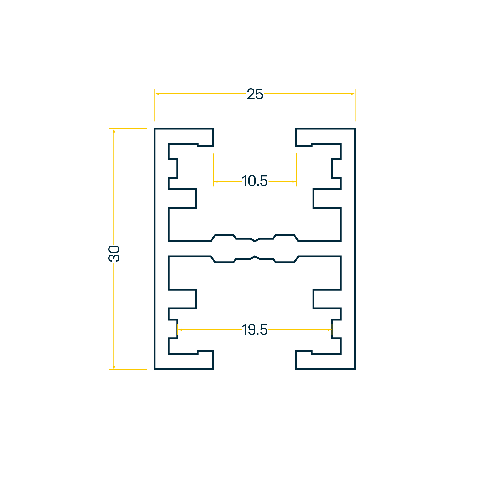 BS 25.2 Mounting rail