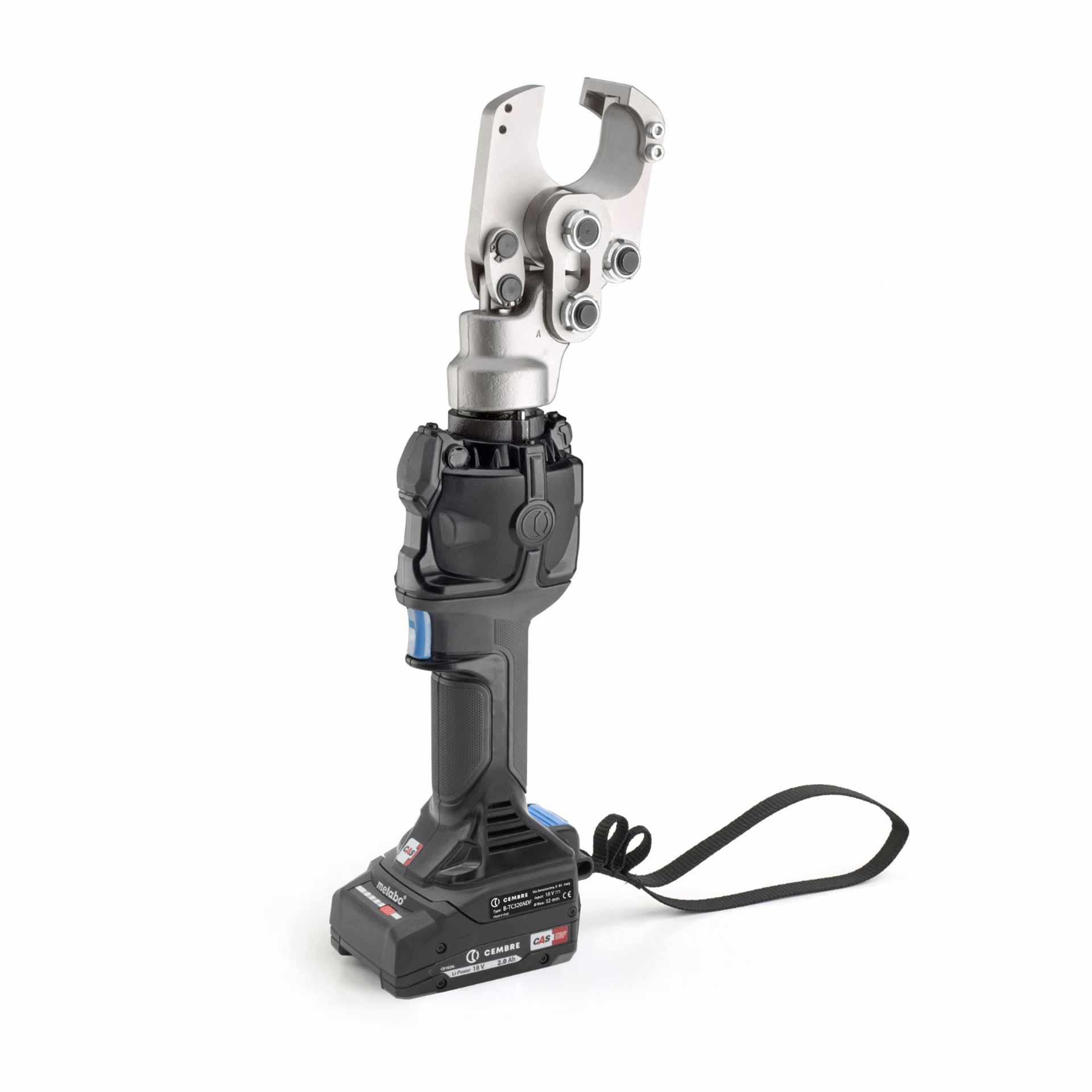 Taglierina idraulica a batteria per cavi fino a Ø-32 mm, B-TC320NDF, inclusa valigetta professionale