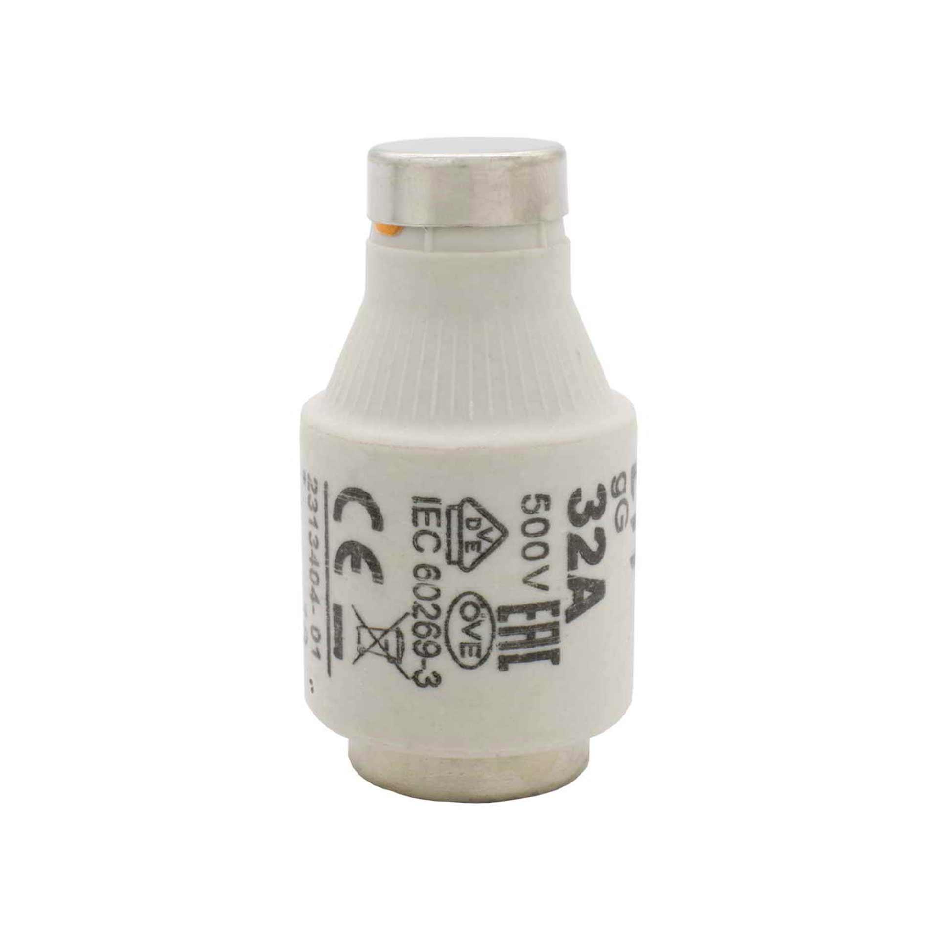 Fuse cartridge DIII gL/gG 32A, 500V (black) Fuse cartridge DIII gL/gG 32A, 500V (black)