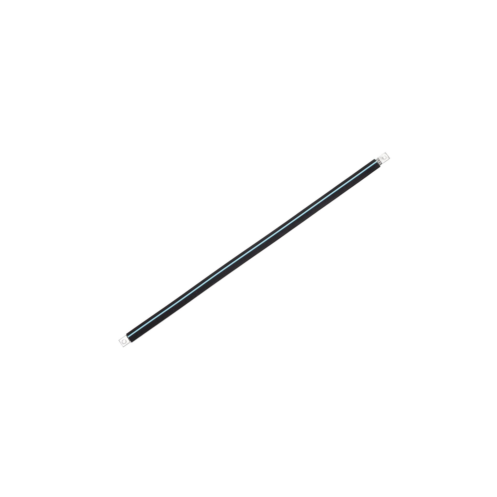 Capocorda isolato in treccia di rame stagnato "L:530mm" 50mm², 250A, M8 e M10, senza alogeni Capocorda isolato in treccia di rame stagnato "L:530mm" 50mm², 250A, M8 e M10, senza alogeni