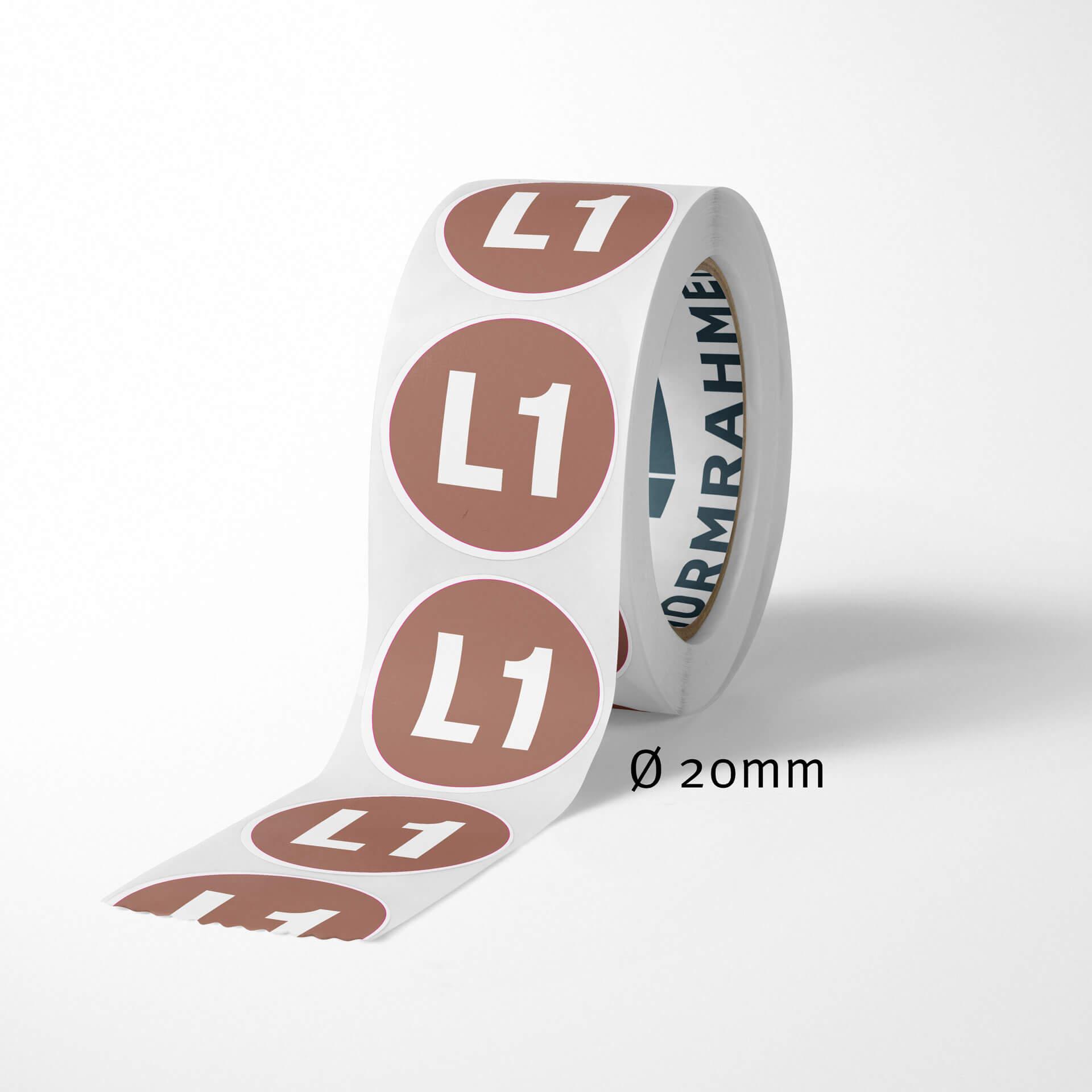 Conducteur extérieur L1, Ø 20mm, rouleau à 500 pcs