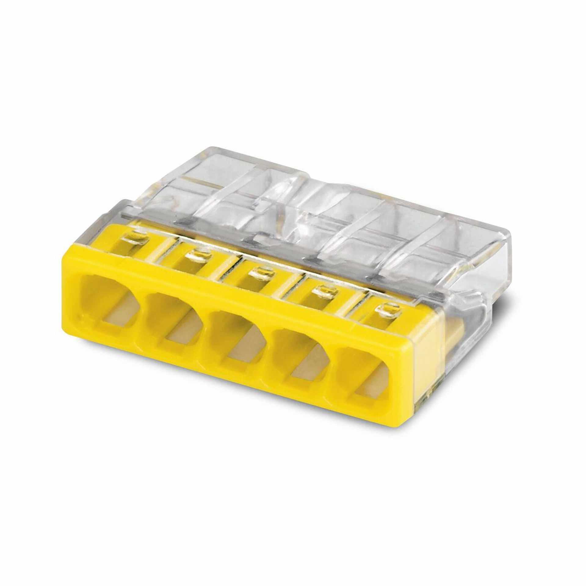 WAGO 2273-205 / 5 conduttori / morsetto per scatola di derivazione 0,5-2,5 mm² WAGO 2273-205 / 5 conduttori / morsetto per scatola di derivazione 0,5-2,5 mm²