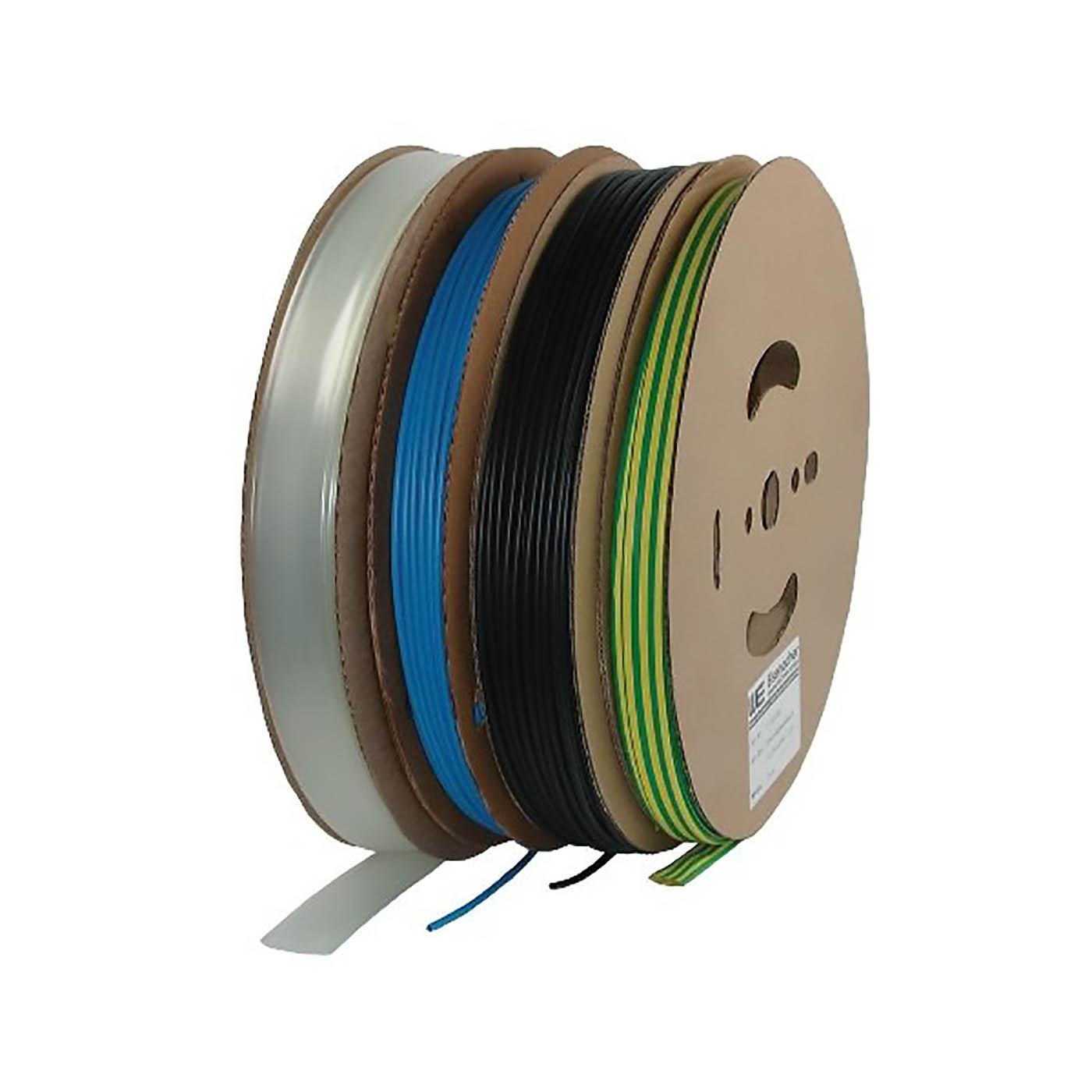 Gaine rétractable, 4.5 - 1.5mm, noir, UE 75m, 3:1