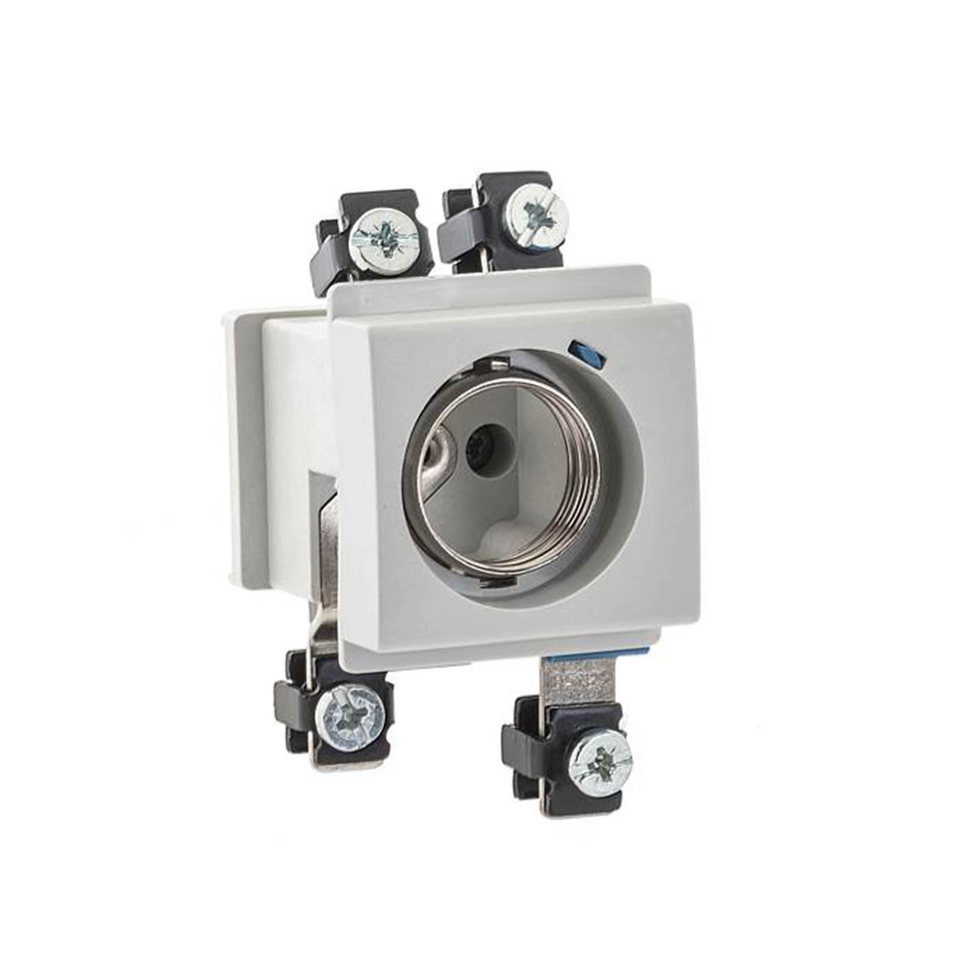 Elemento fusibile EB DII E27 1PN 25A, per montaggio su guida DIN, versione con taglio DIN