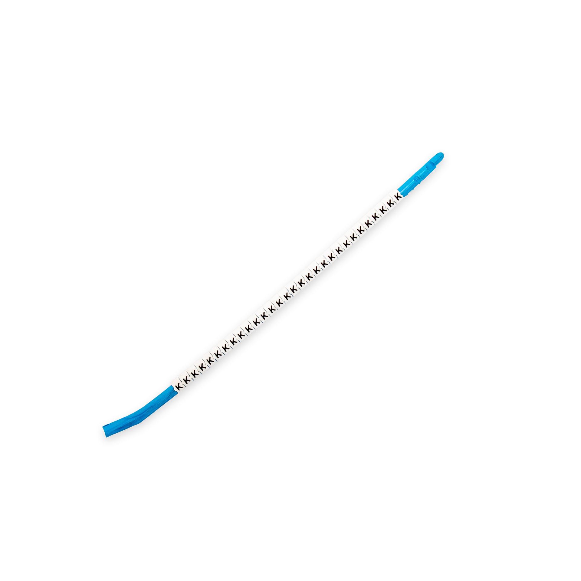Bague-repère "K", 0.5 - 1mm2, blanc, UE à 300 pièces Bague-repère "K", 0.5 - 1mm2, blanc, UE à 300 pièces