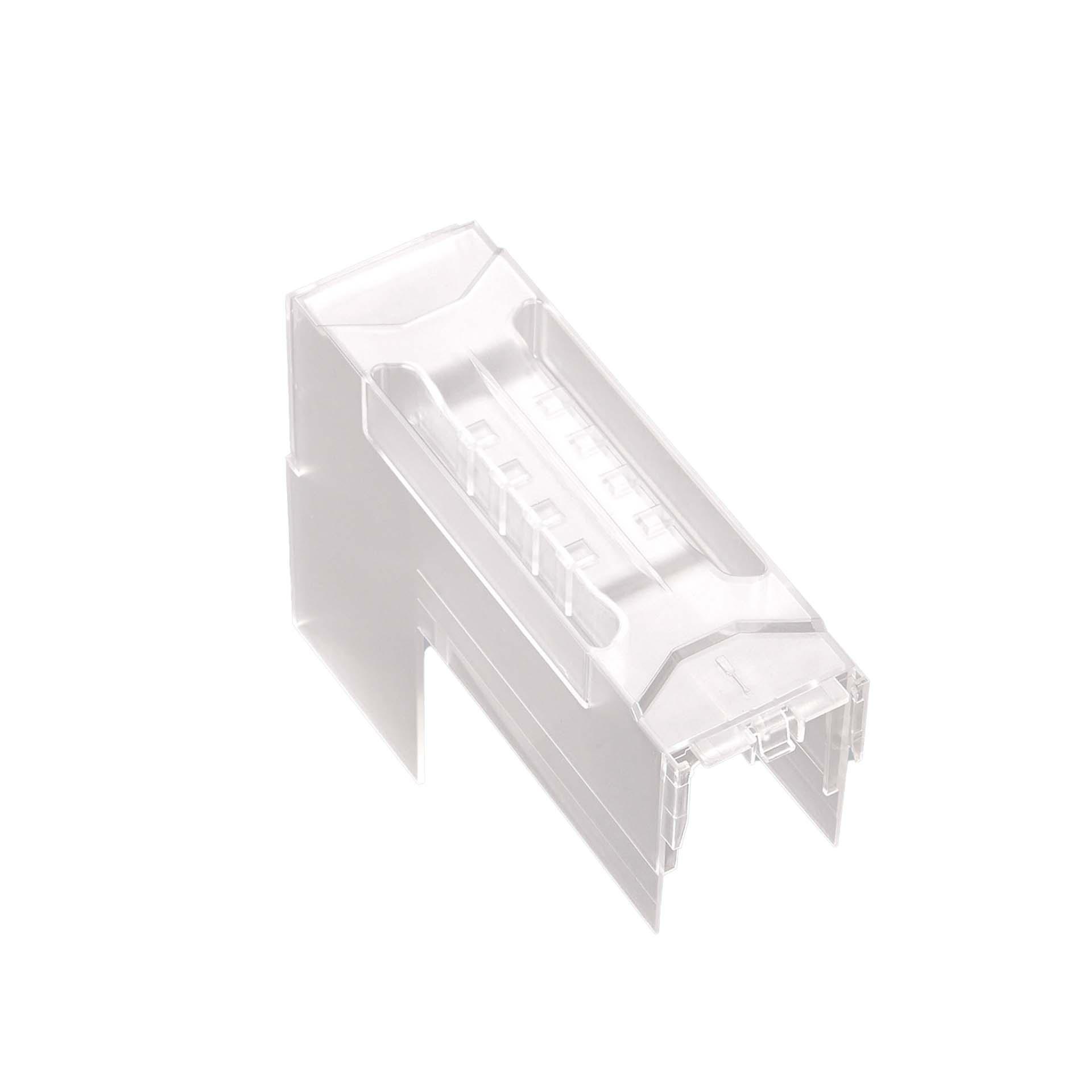 Coperchio del vano connessioni, versione alta, uscita superiore, per taglia 00 Coperchio del vano connessioni, versione alta, uscita superiore, per taglia 00