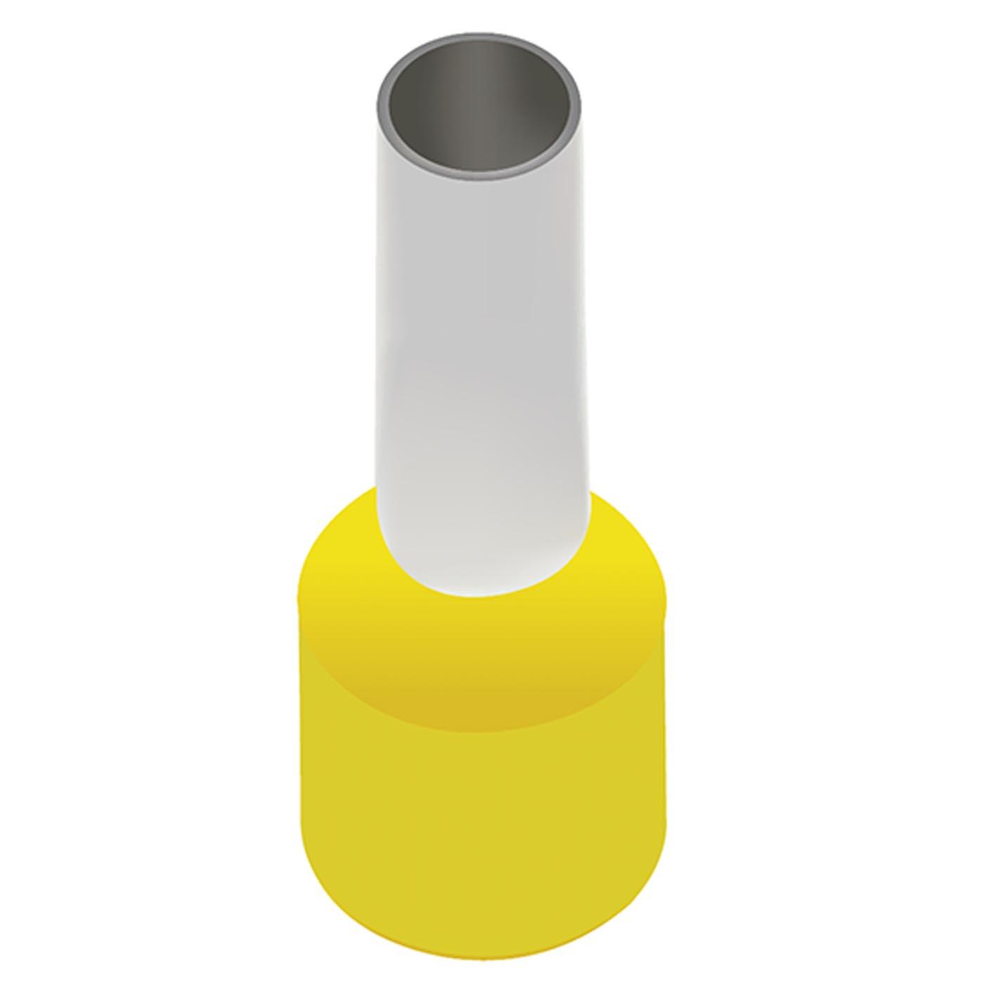 Ghiere isolate (WE) giallo / 1mm² / 10mm, VPE 500 pz. Ghiere isolate (WE) giallo / 1mm² / 10mm, VPE 500 pz.