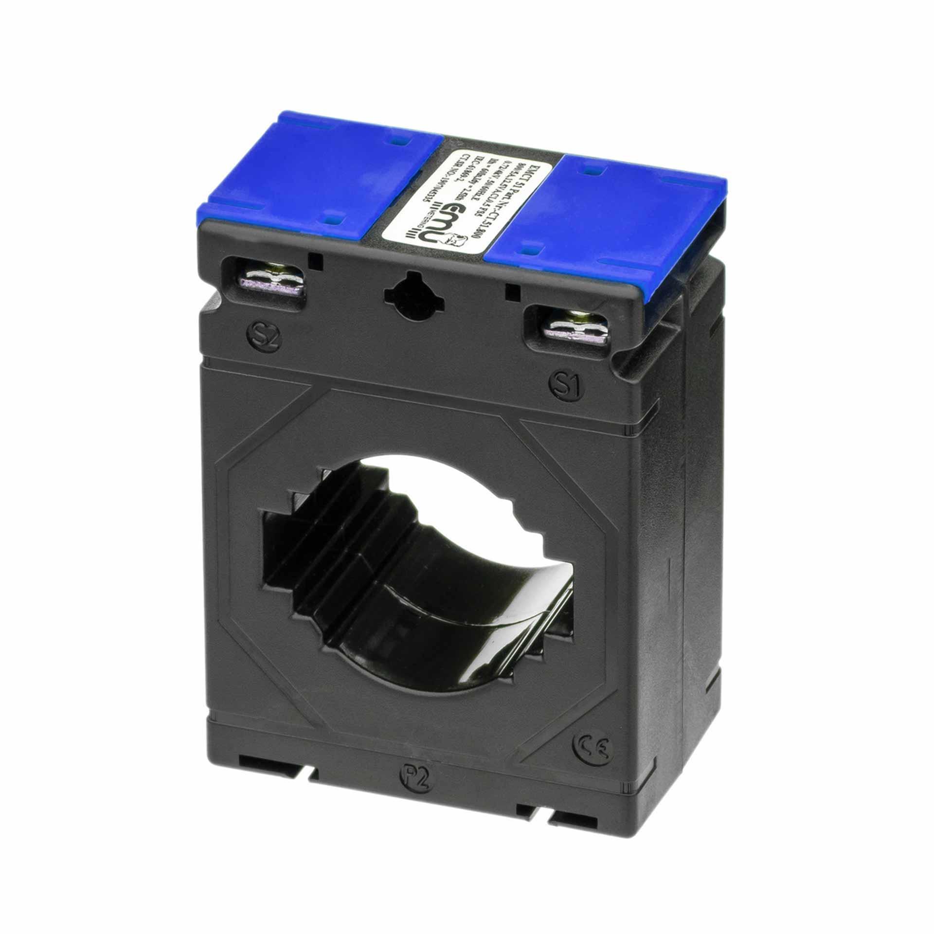Current transformer EMCT 51 | 600A, 15.0VA, class 0.5, 50 x 10 mm / Ø41mm Current transformer EMCT 51 | 600A, 15.0VA, class 0.5, 50 x 10 mm / Ø41mm