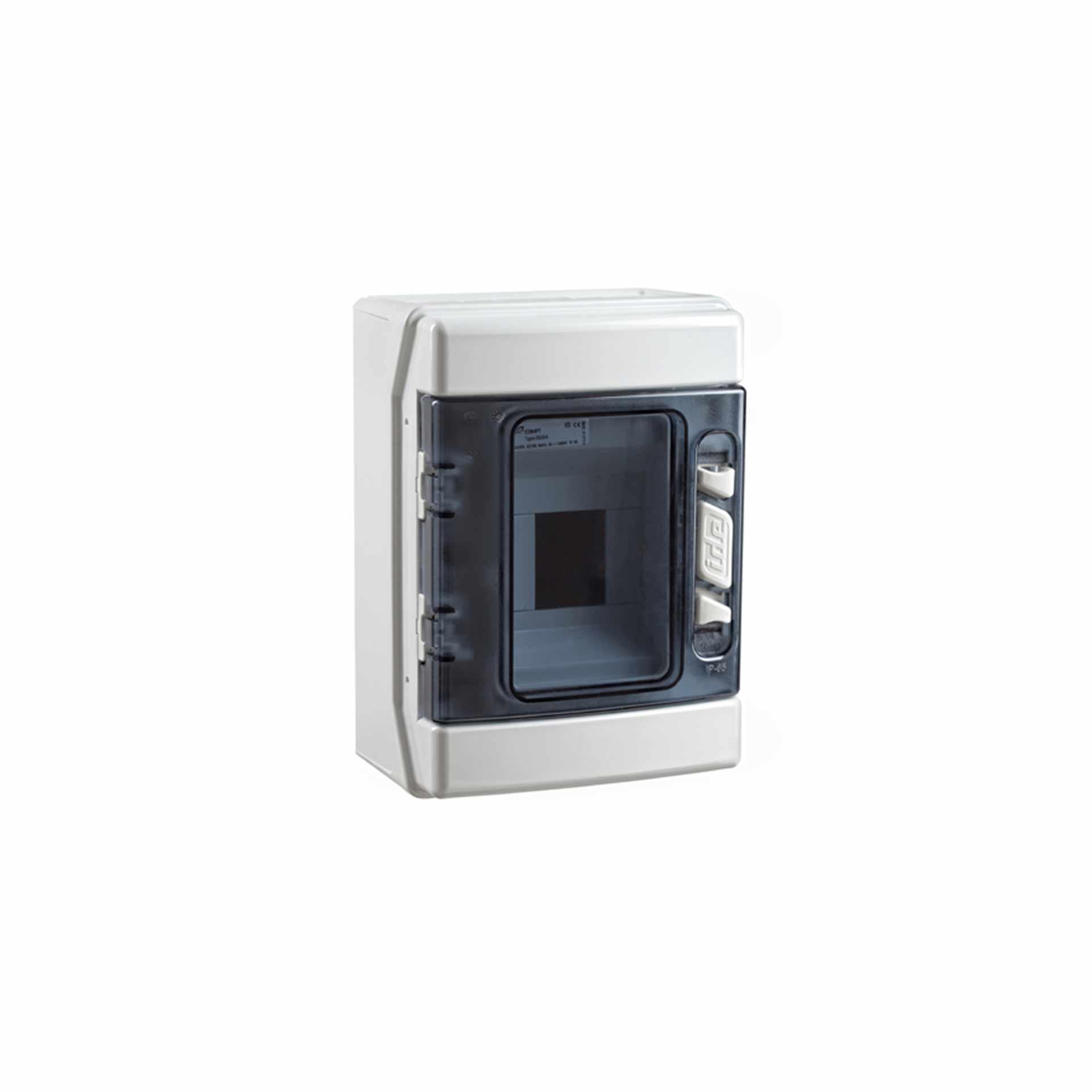 Coffret apparent "CDN4PT/RR" avec porte transparente, IP65, 1x4 modules (4M)