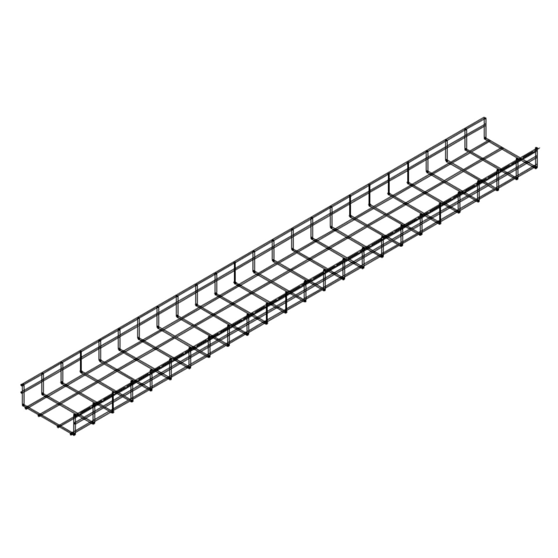 Canalina a U, isolata, senza alogeni, 212x74x1879 mm, grigio chiaro RAL 7035