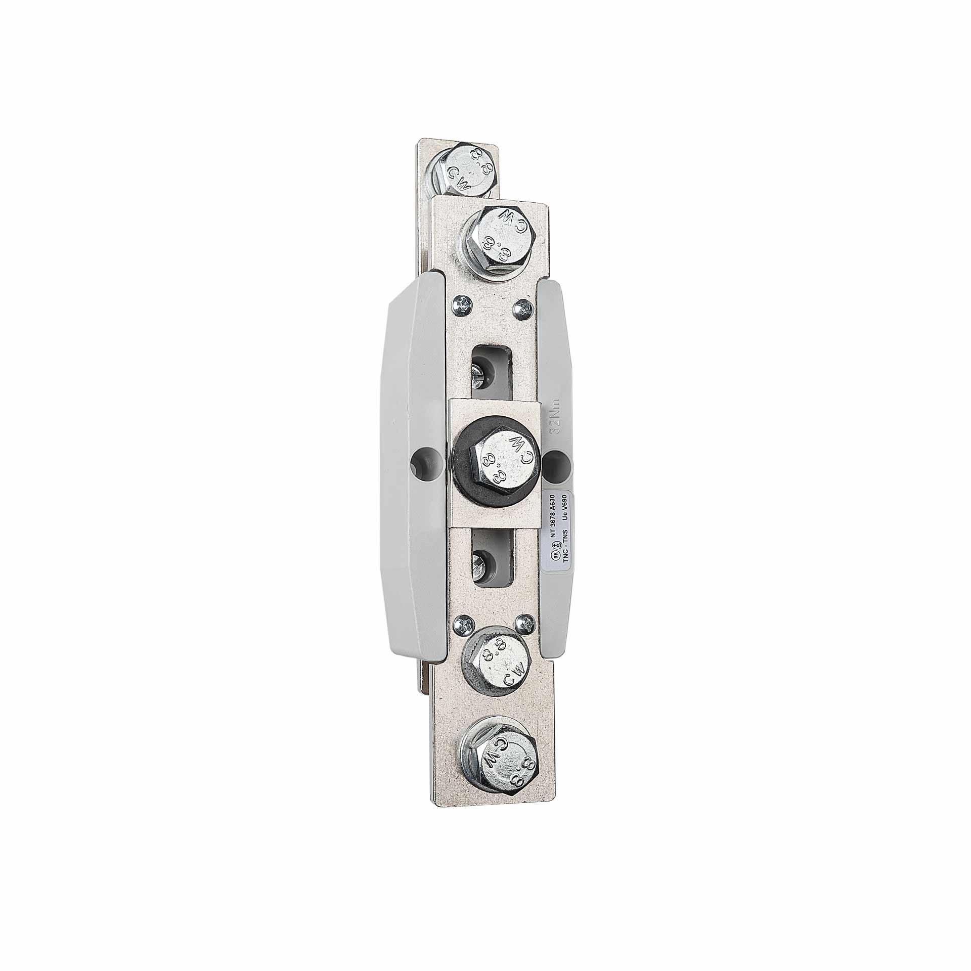 Isolatore PEN 630A, TNC - TNS, montaggio su guida senza viti di fissaggio Isolatore PEN 630A, TNC - TNS, montaggio su guida senza viti di fissaggio