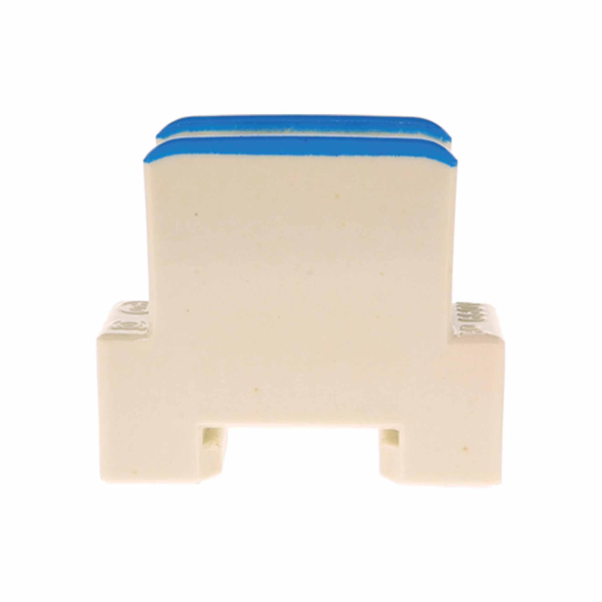 Terminale di derivazione in steatite 35mm², a 2 conduttori, blu Terminale di derivazione in steatite 35mm², a 2 conduttori, blu