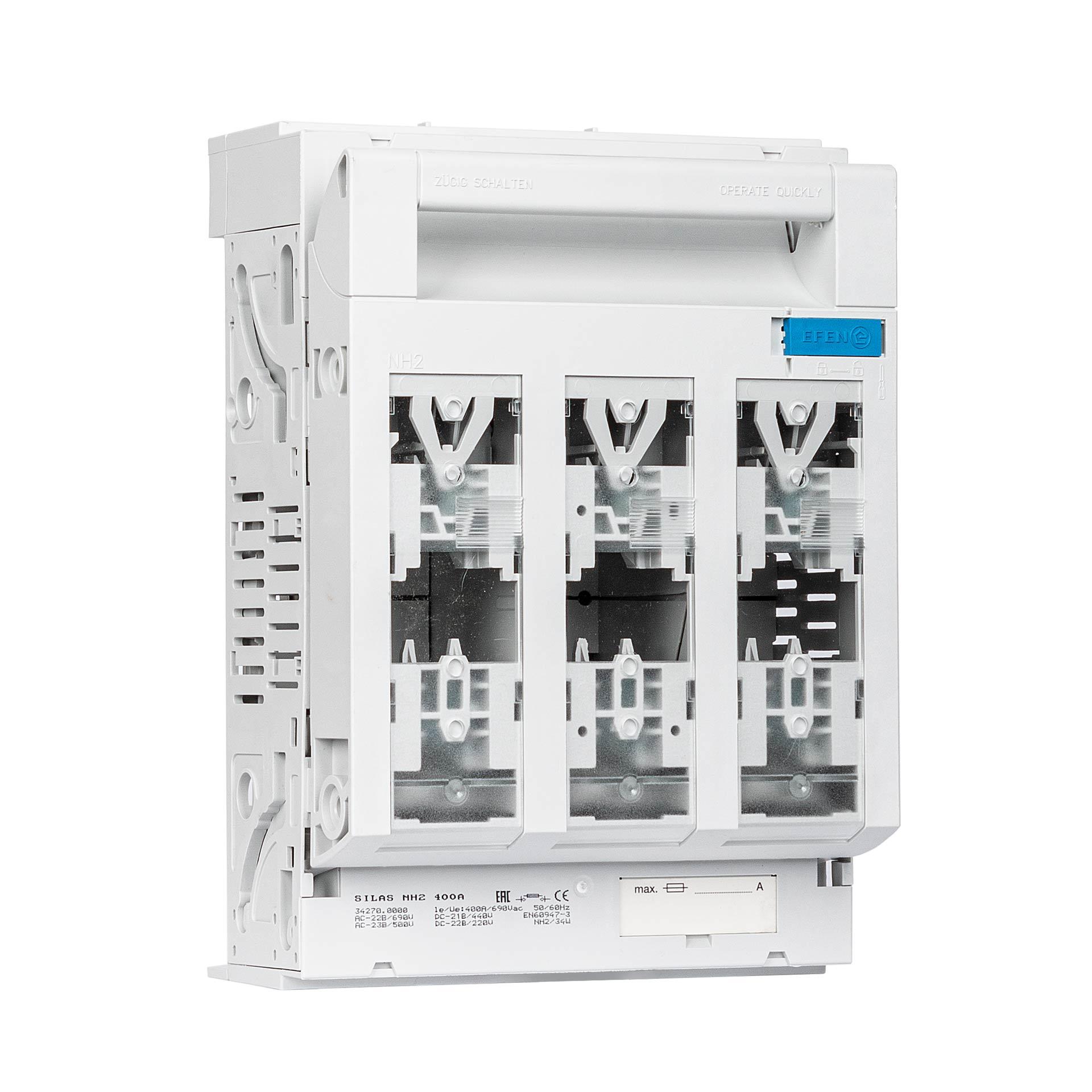 Sectionneur HPC Gr.2, 3P, M10, Max. 400A, U2U2, montage individuel (en sailli)