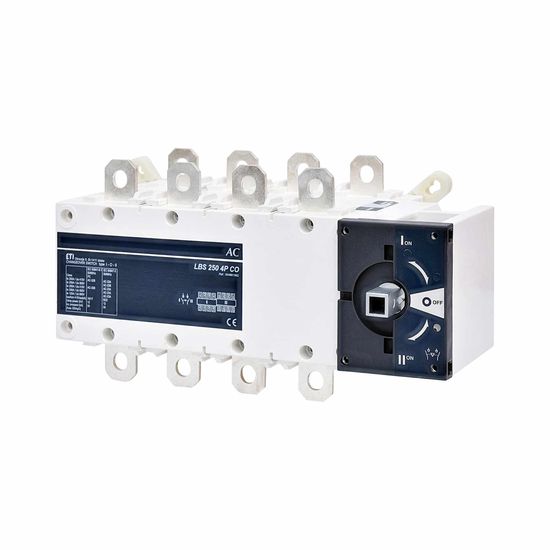 Switch-disconnector SLBS 630A, 4P without switching lever