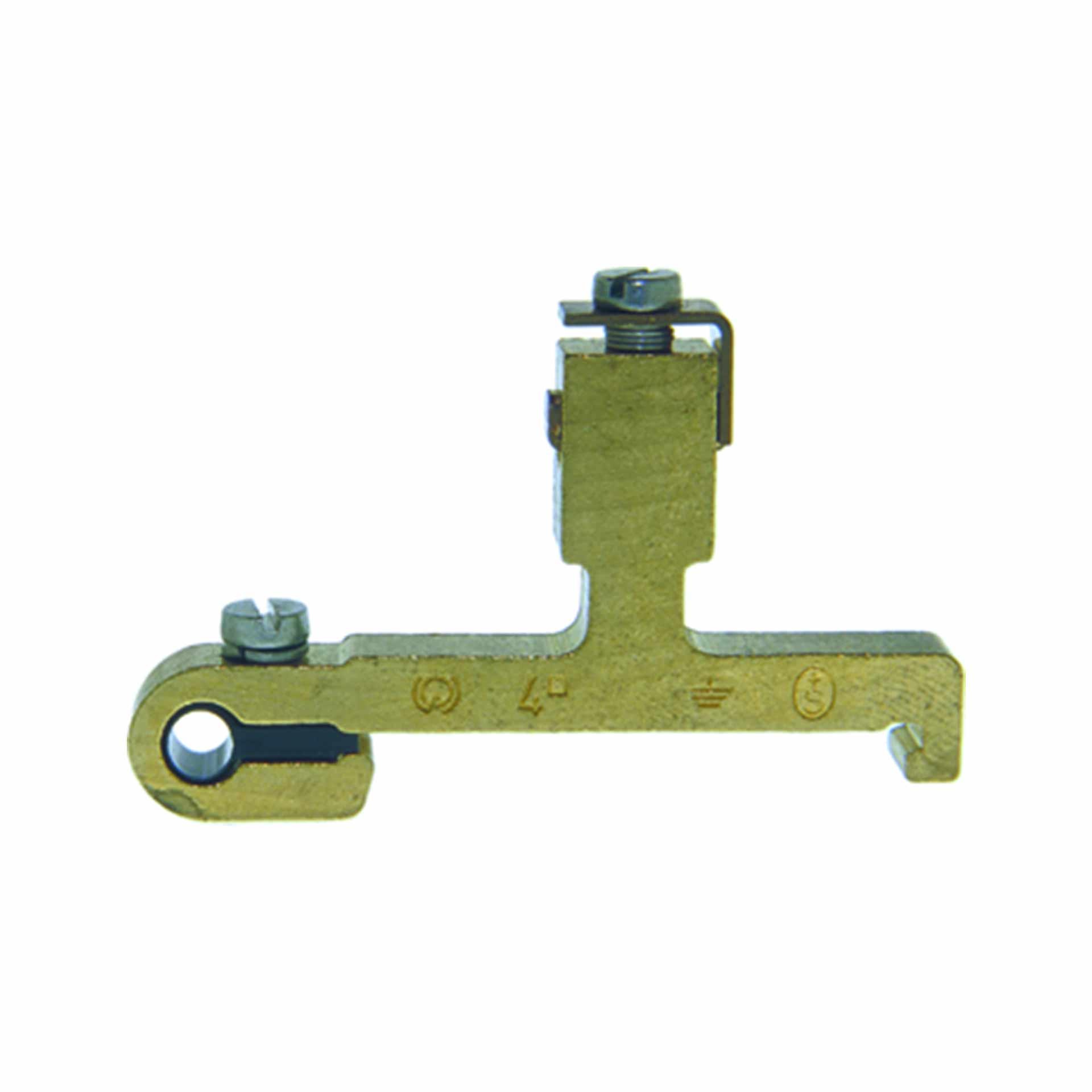 Terminale conduttore di protezione DIN35 4mm² nudo Terminale conduttore di protezione DIN35 4mm² nudo