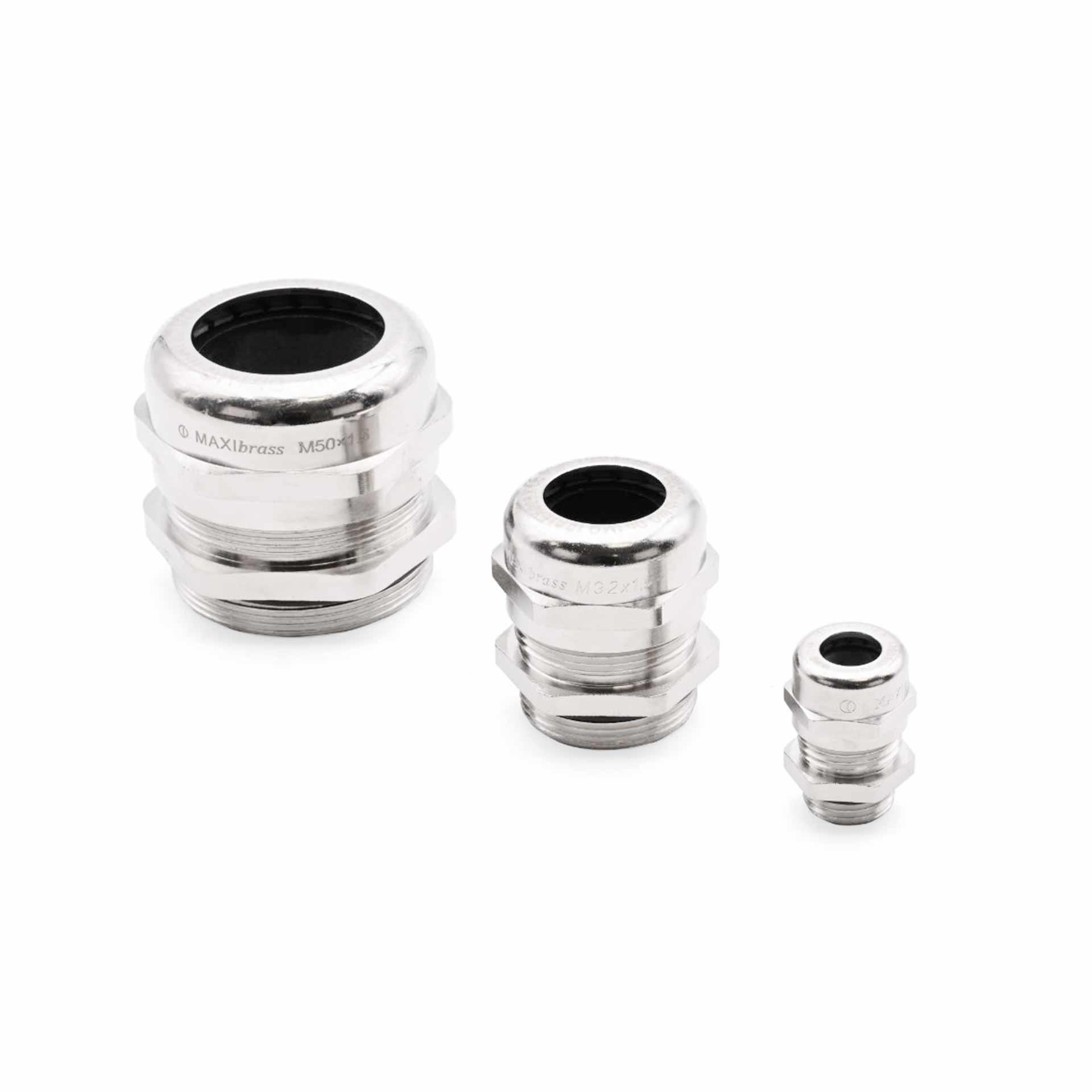 Pressacavo Maxibrass M20, ottone nichelato, EX Zone 2/3, KB: 10-13mm Pressacavo Maxibrass M20, ottone nichelato, EX Zone 2/3, KB: 10-13mm