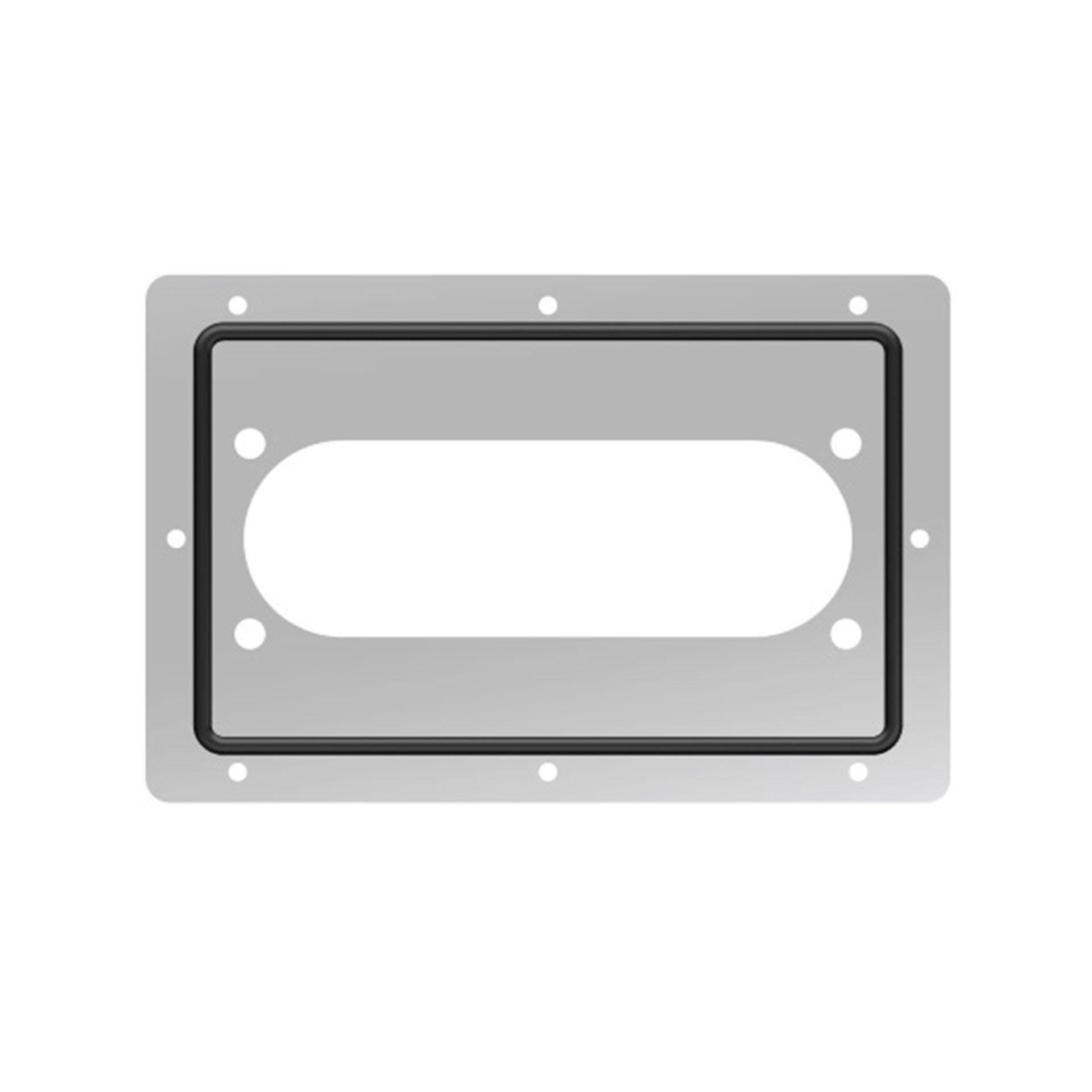 Cable entry FL21 with oval cut-out WxH 215x125mm, outer dimensions WxH 262x172mm