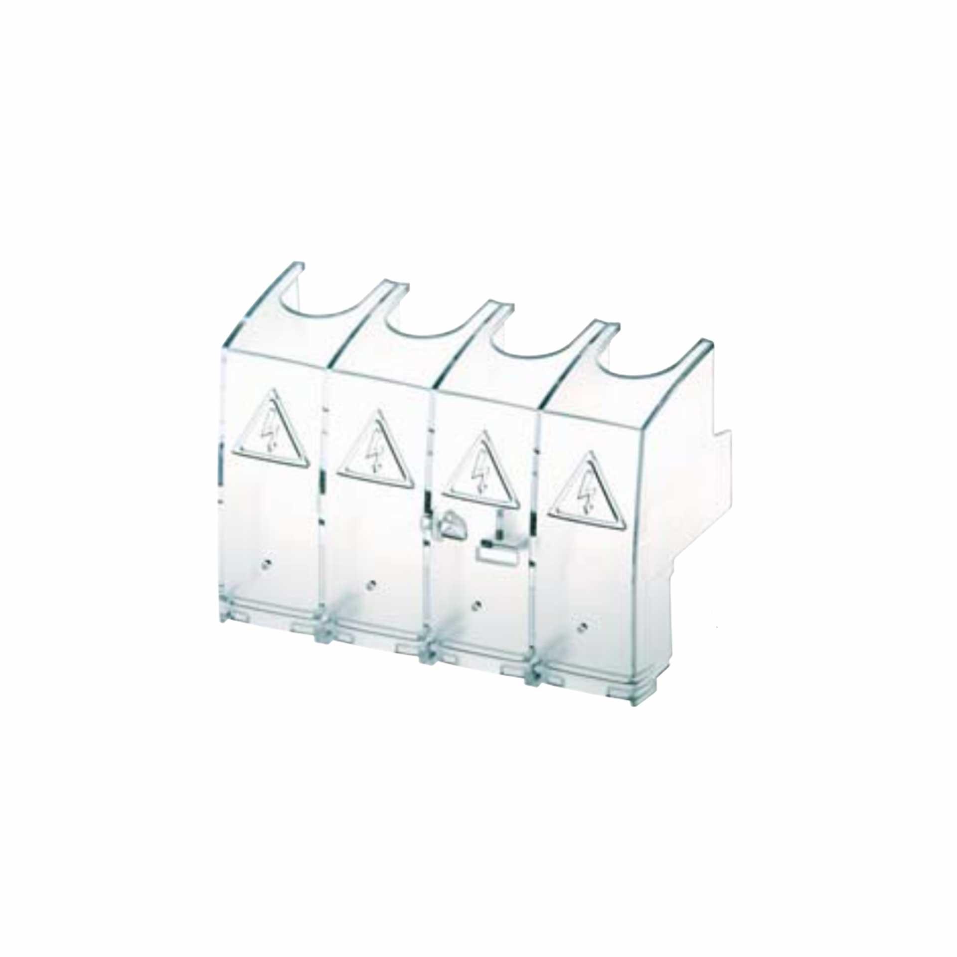 Coprimorsetti per interruttore di manovra-sezionatore CLBSV 4P da 100A a 160A Coprimorsetti per interruttore di manovra-sezionatore CLBSV 4P da 100A a 160A