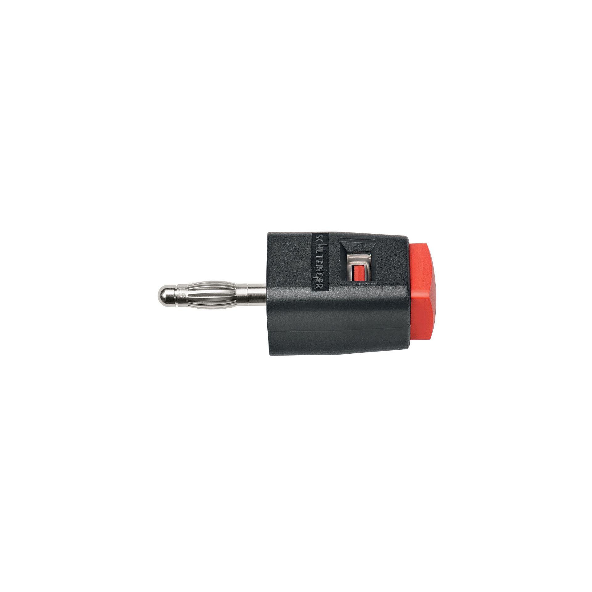 Morsetto a pressione ad azione rapida per attacco ø 4 mm, rosso Morsetto a pressione ad azione rapida per attacco ø 4 mm, rosso