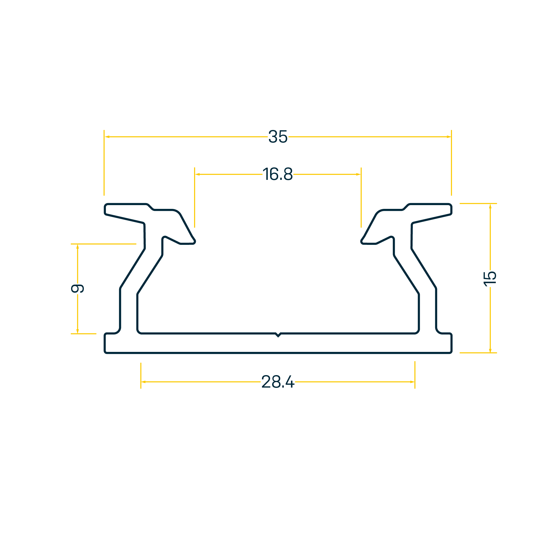 AS 35.14 Rail pour appareils