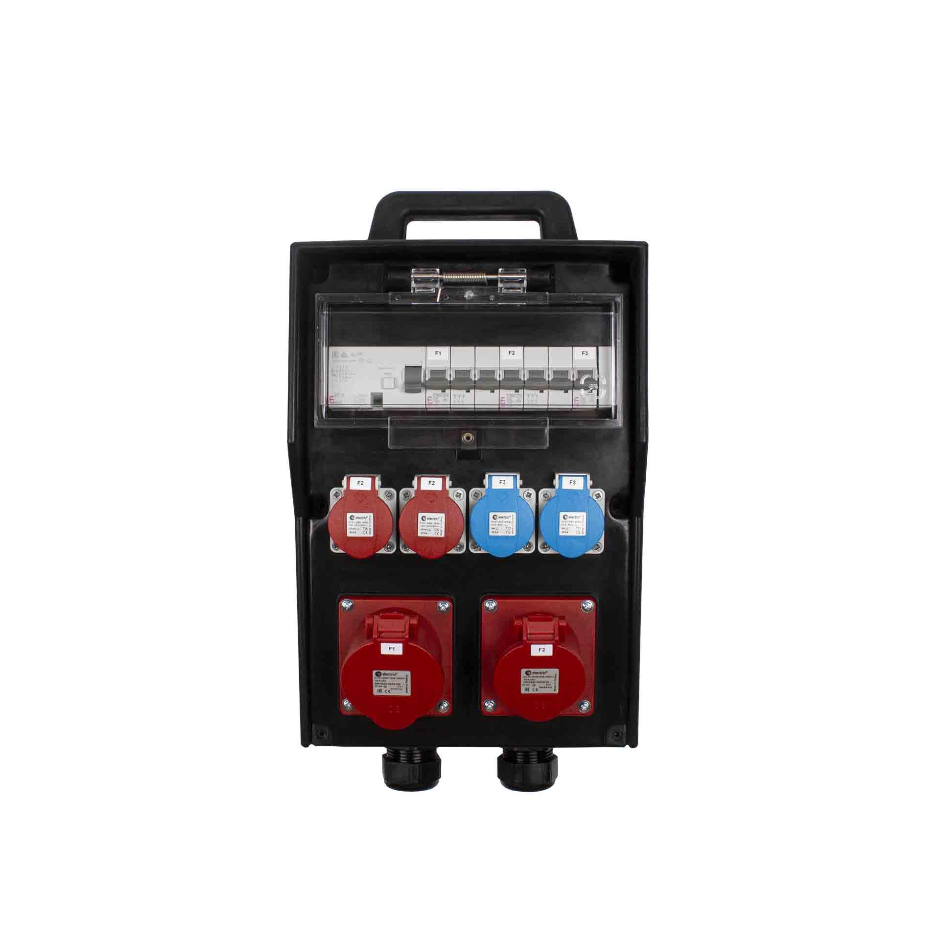 Hartgummi Baustromverteiler 261S-06 63A