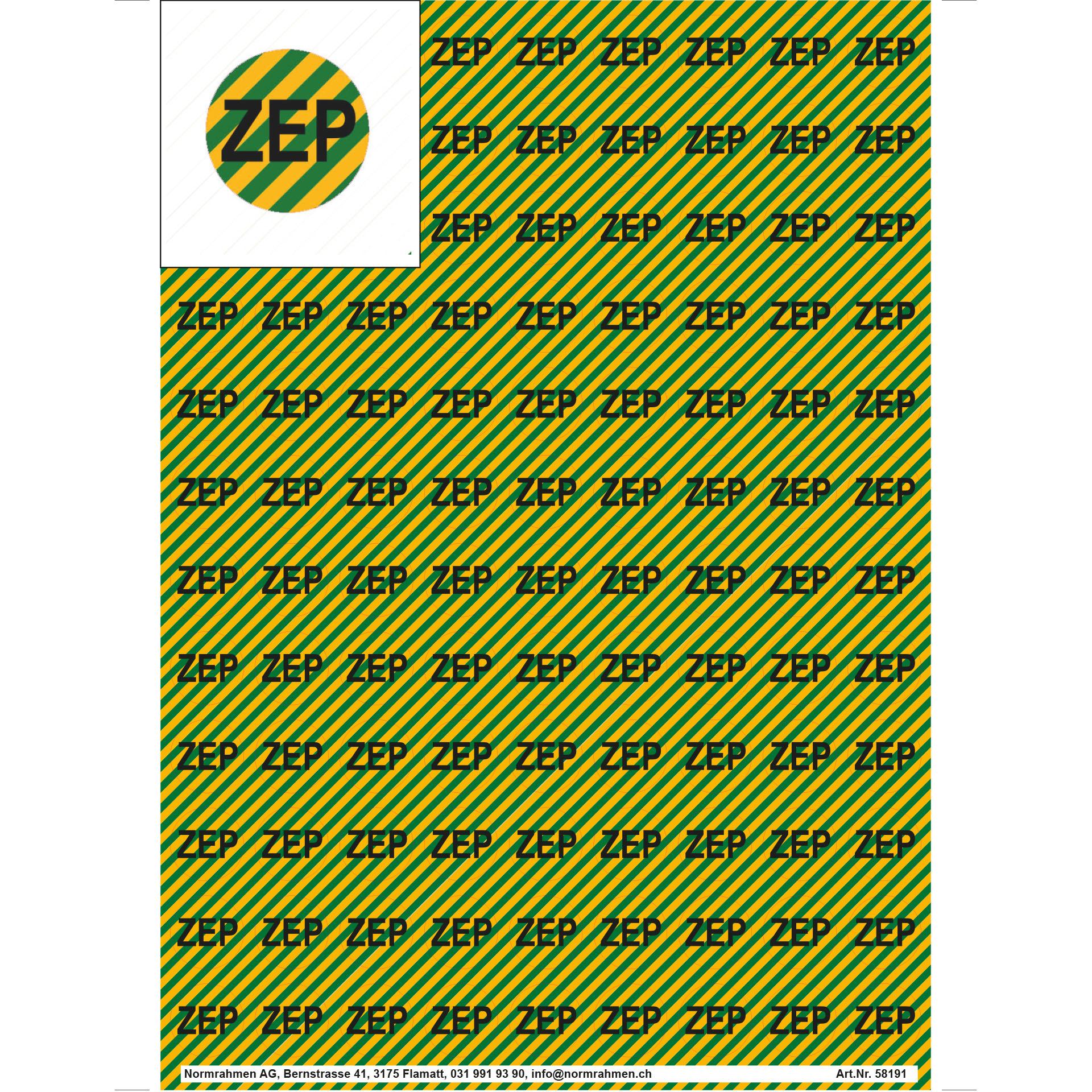 Protective earth conductor Central earth point ZEP Ø 20mm, PU 108 pcs. A4 sheet