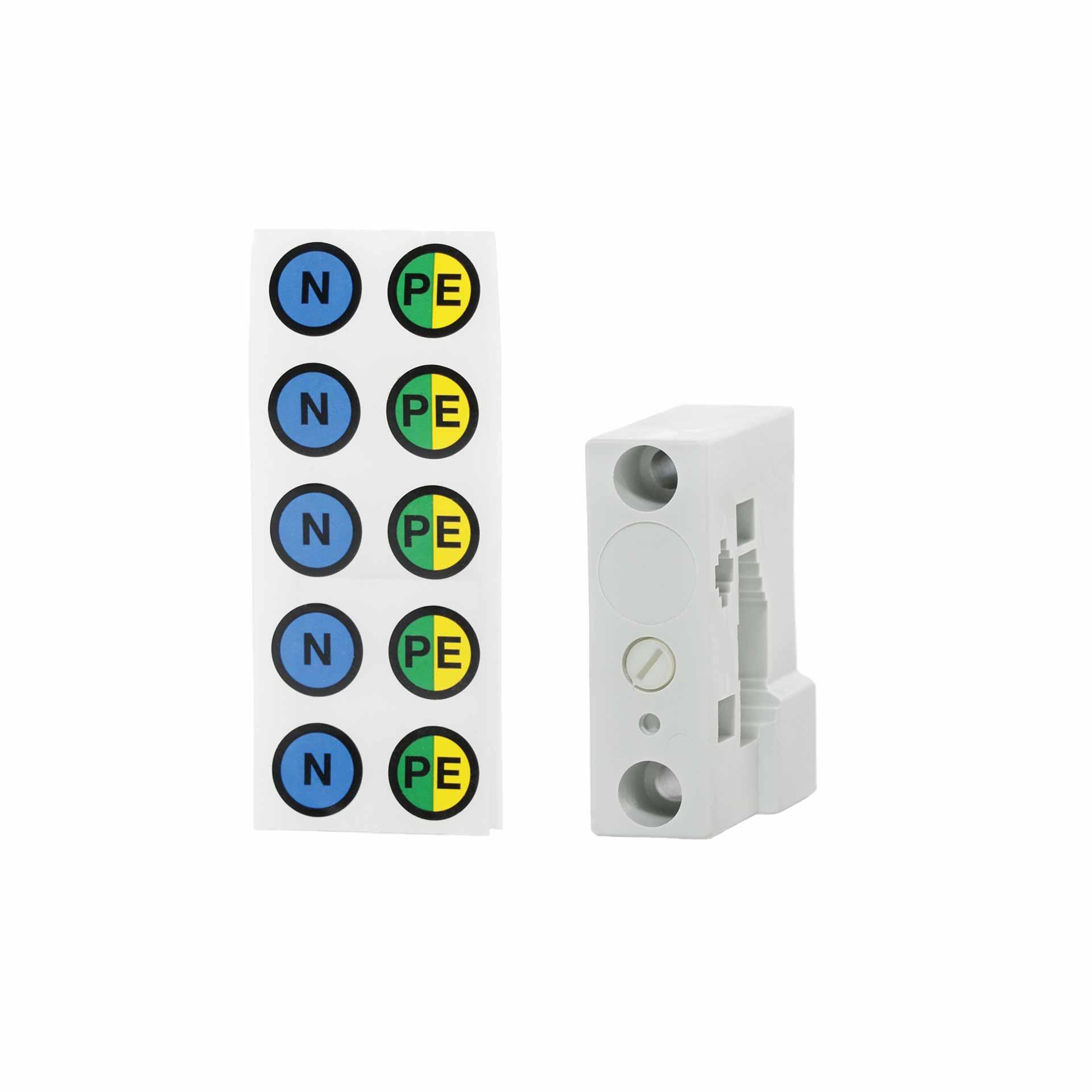 1P busbar supports for N or PE, for busbar width 12, 15, 20, 25 & 30mm (thickness: 5-10mm) 1P busbar supports for N or PE, for busbar width 12, 15, 20, 25 & 30mm (thickness: 5-10mm)