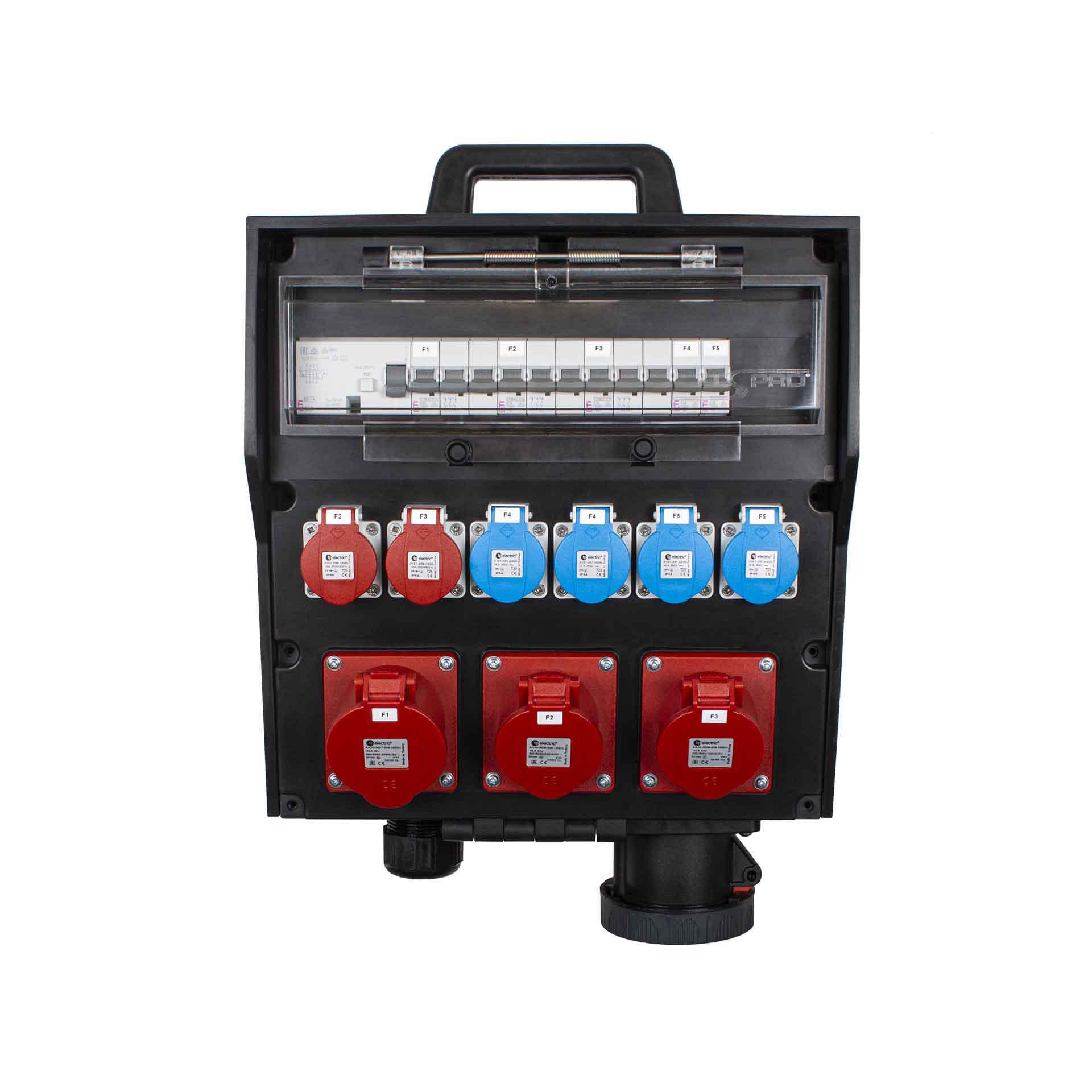 Hard rubber site power distributor 371S-10 63A