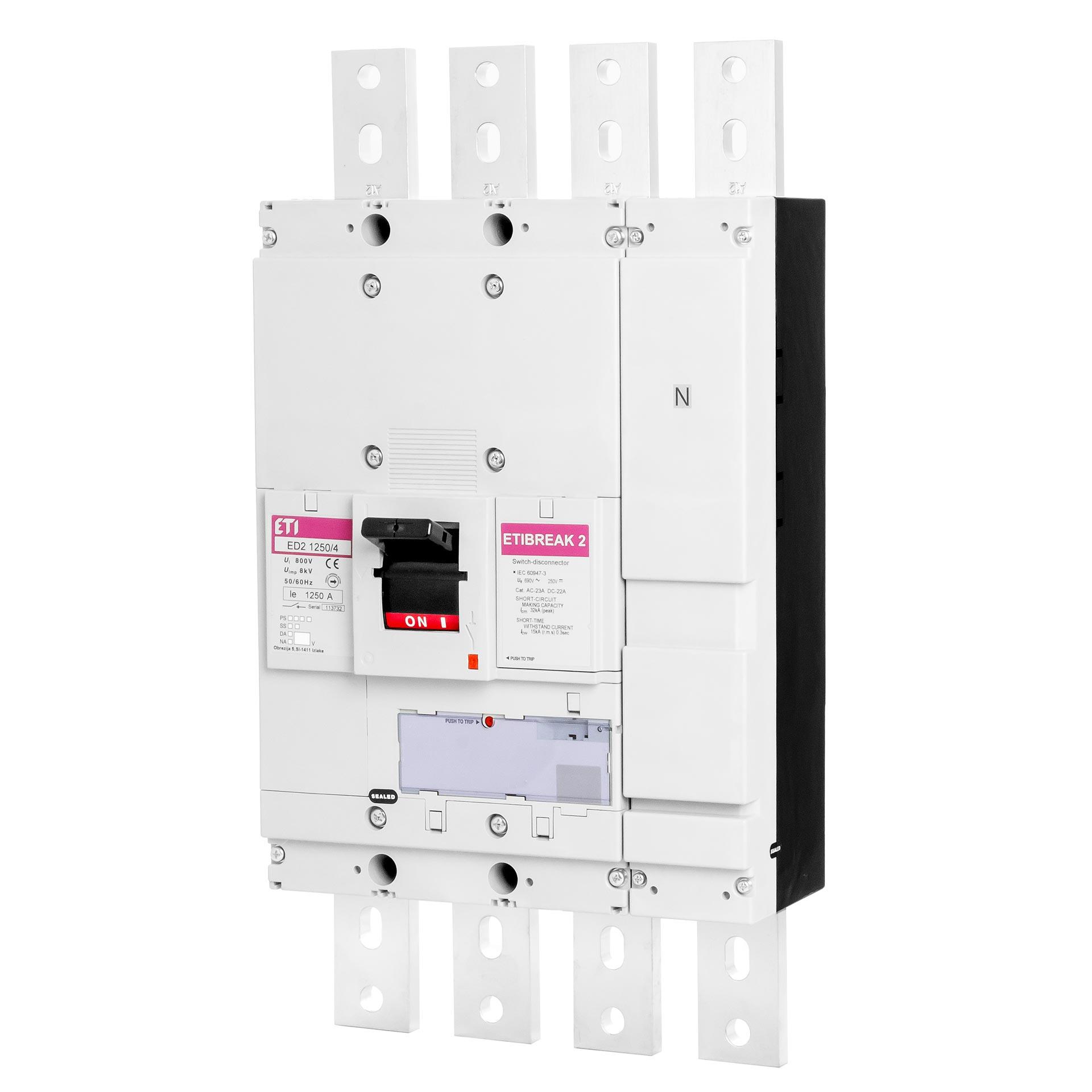 Switch-disconnector ED2 1250/4, 1250A, Icm 32kA Switch-disconnector ED2 1250/4, 1250A, Icm 32kA
