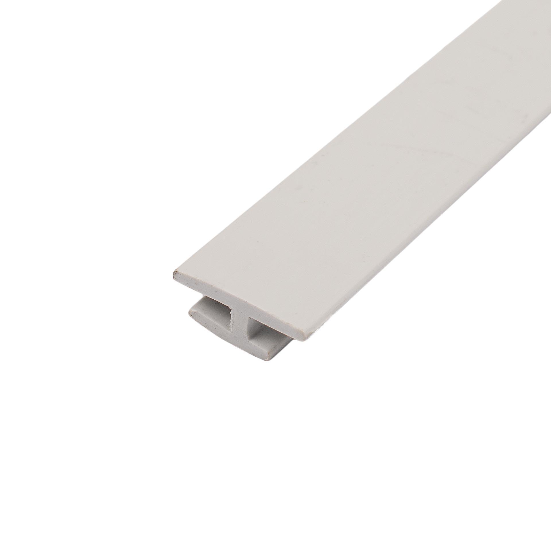 Profilo divisorio AP-4 in PVC, grigio chiaro RAL 7035, lunghezza 2 metri