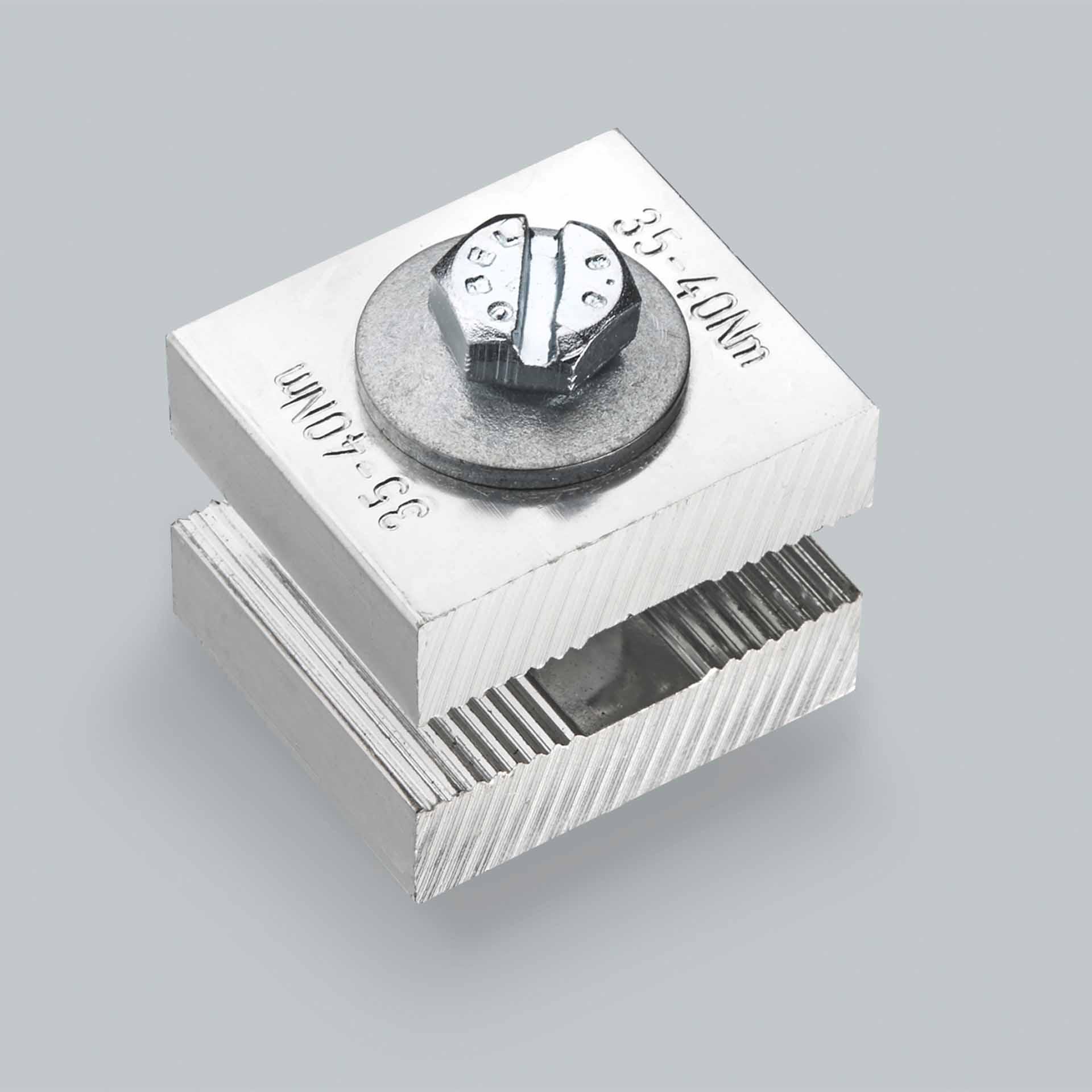 raccord longitudinal pour barres, 40mm, Set à 3 pièces raccord longitudinal pour barres, 40mm, Set à 3 pièces