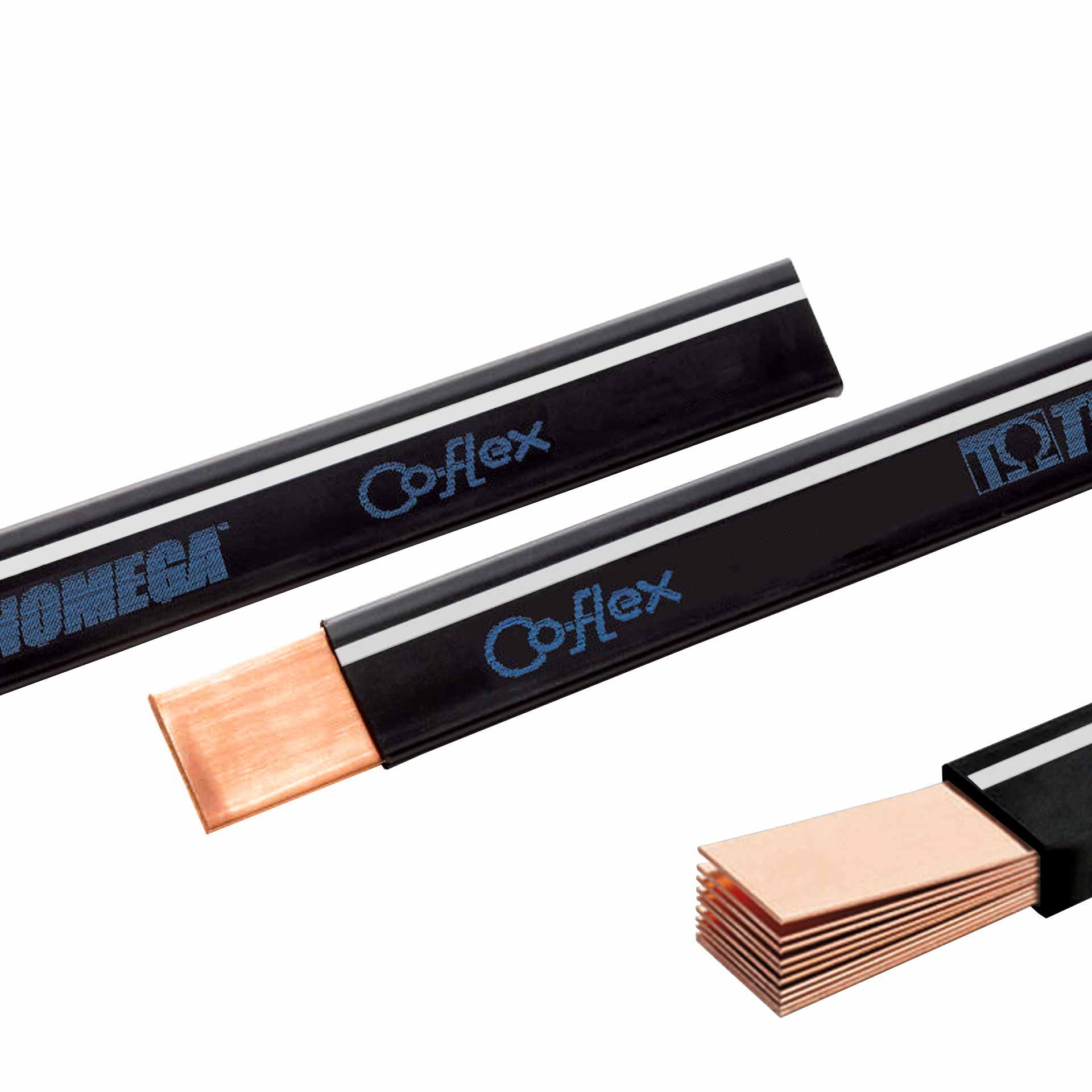 Barre di rame piatte isolate flessibili, 4x20x1mm, PVC, barre da 3m