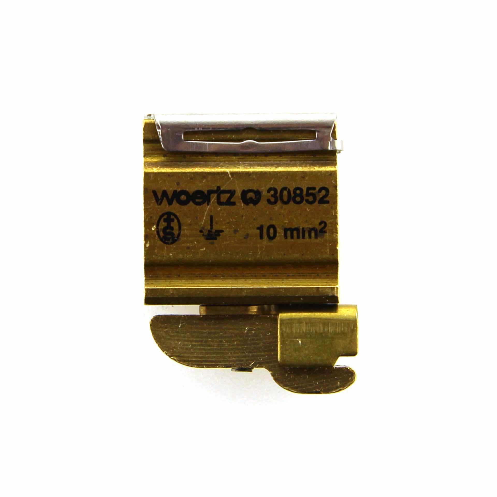 Schutzleiter-Abzweigklemme 10mm² blank